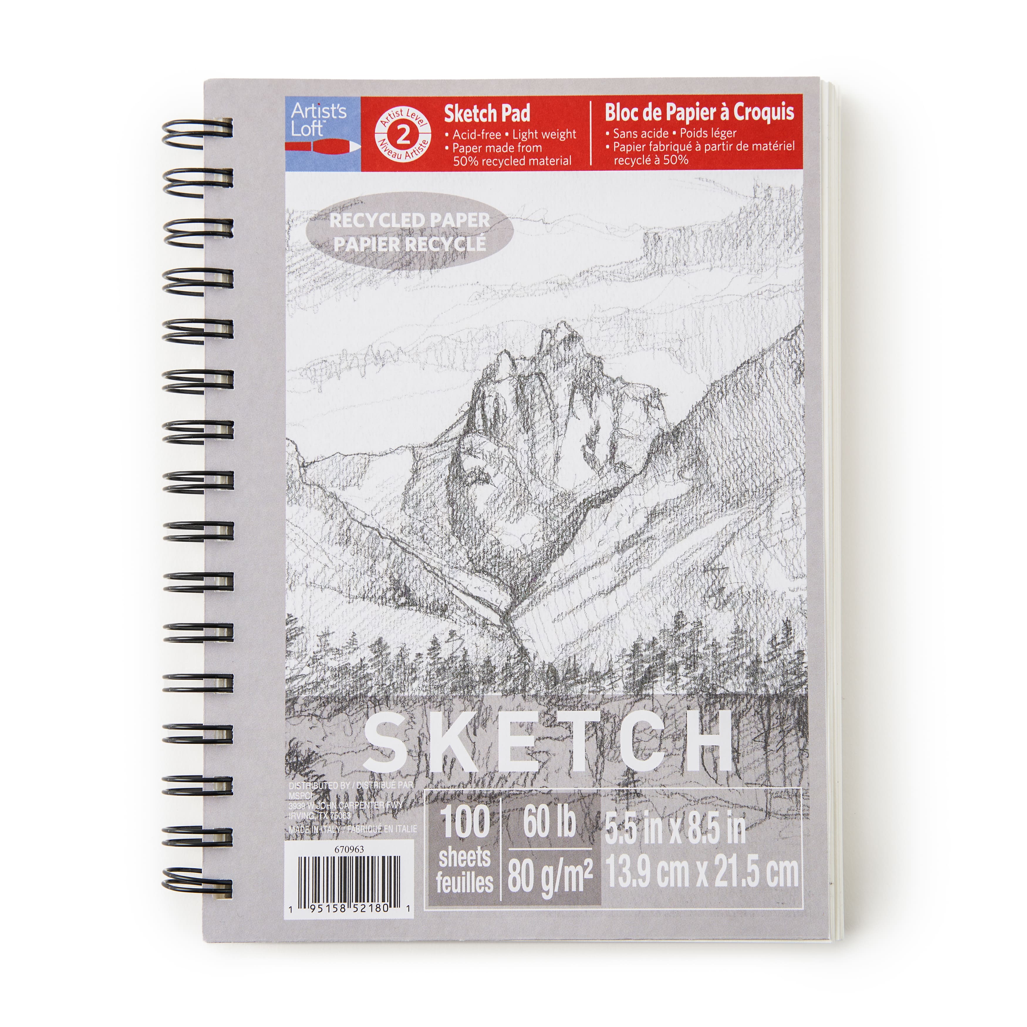 Recycled Sketch Paper Pad by Artist's Loft™