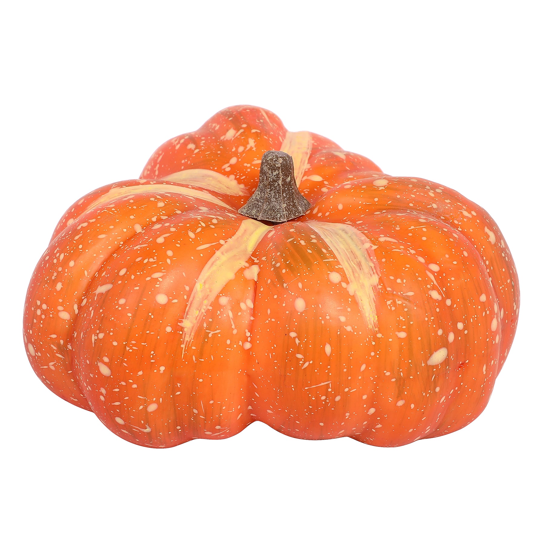 3.5&#x22; Orange-Speckled Flat Pumpkin by Ashland&#xAE;