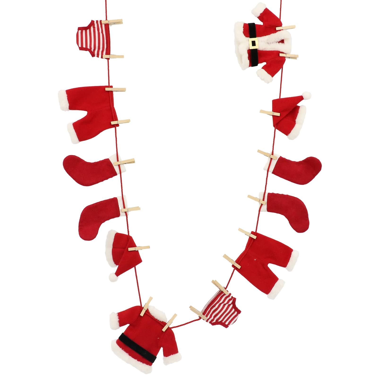 6ft. Santa&#x27;s Clothesline Garland by Ashland&#xAE;