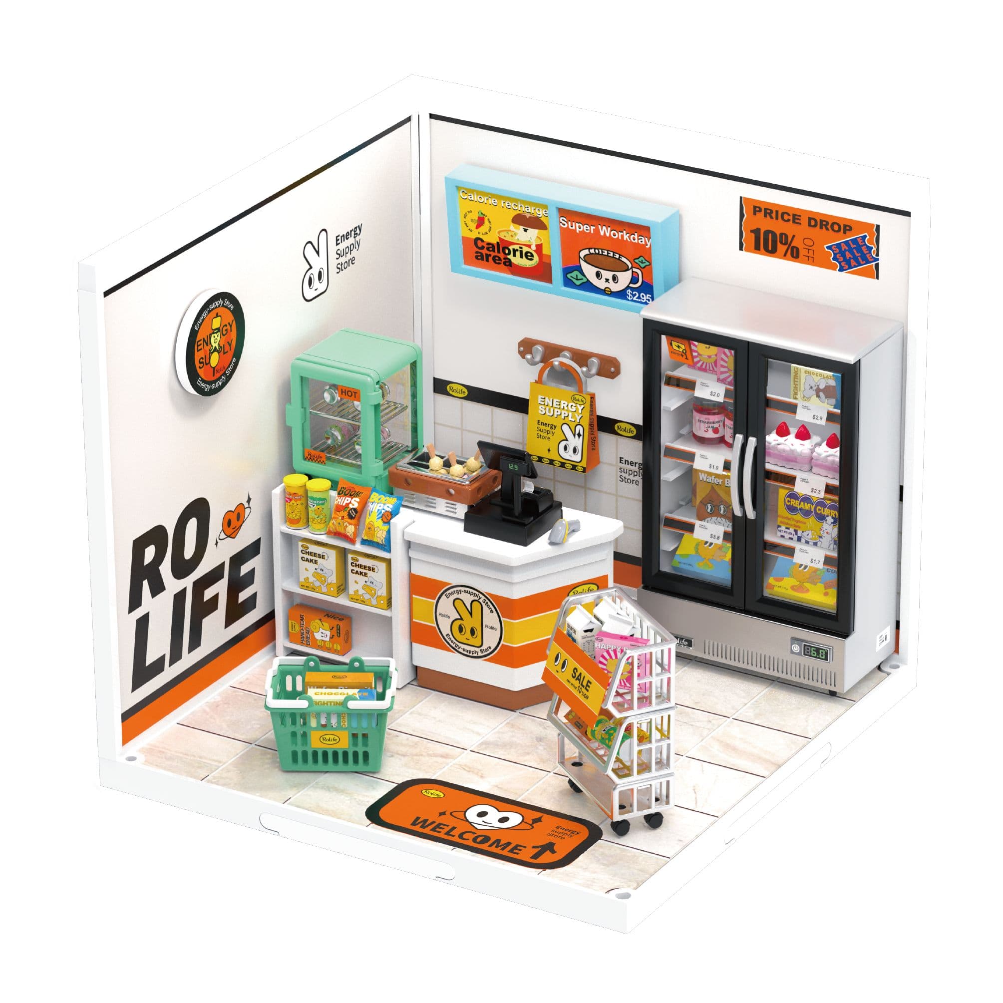 Rolife® Super Creator Energy Supply Store DIY Miniature Kit | Michaels