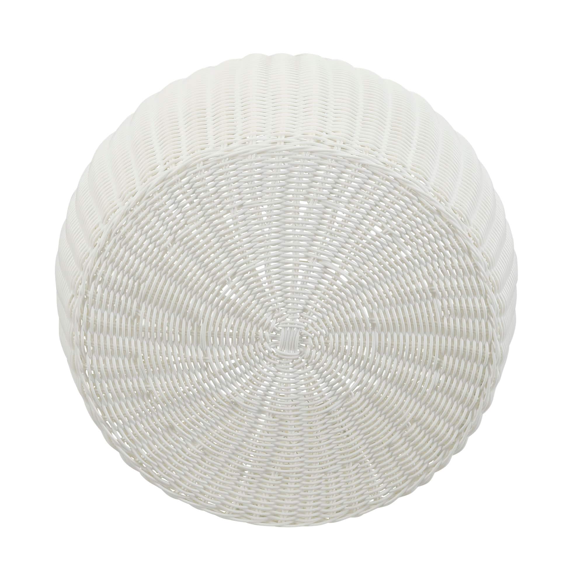 Household Essentials 9&#x22; Woven Storage Ottoman
