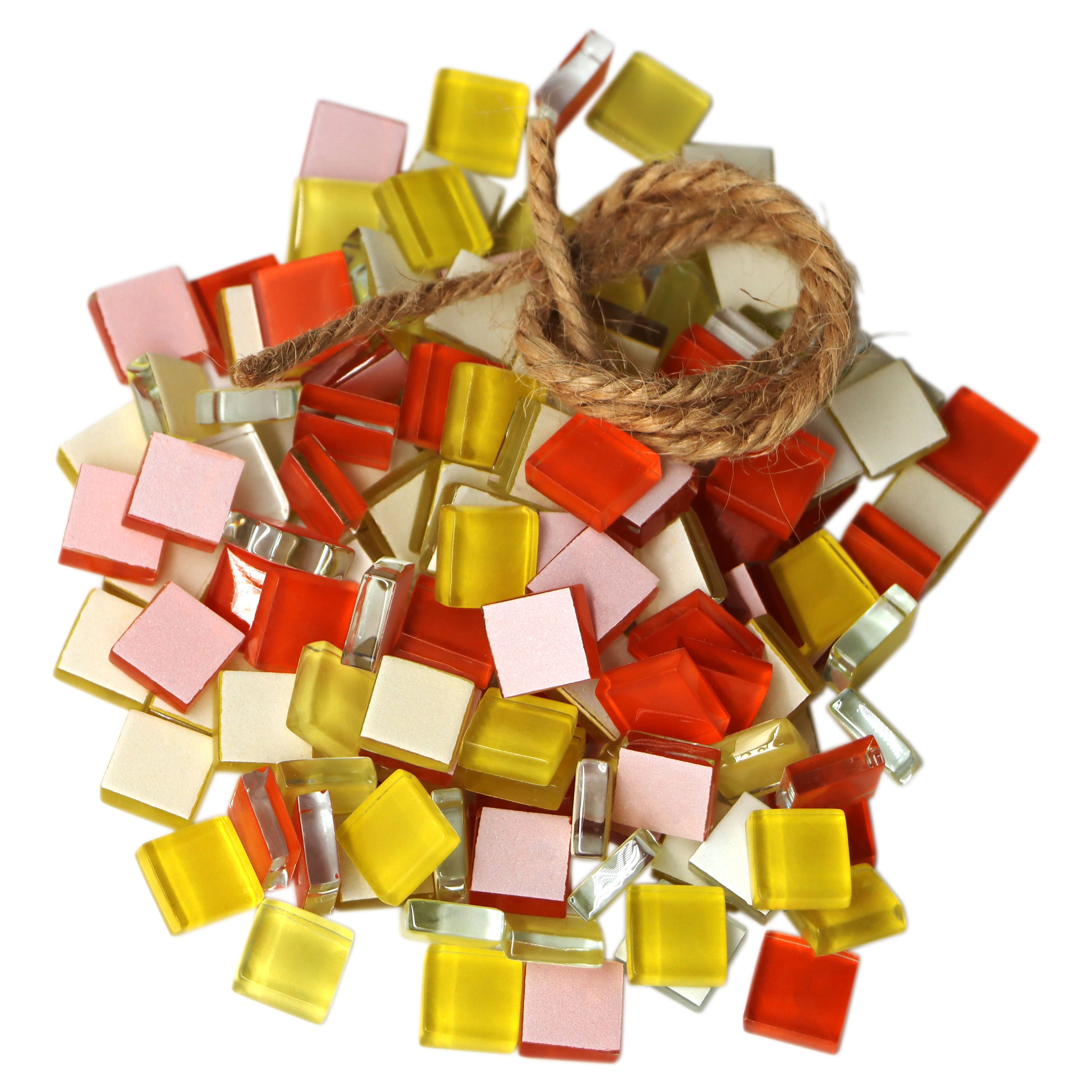 4" Warm Tones Mosaic Vase Kit by Make Market®