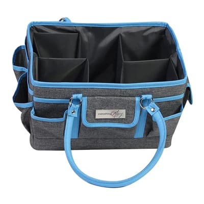 Everything Mary Blue Craft Bag Organizer Tote