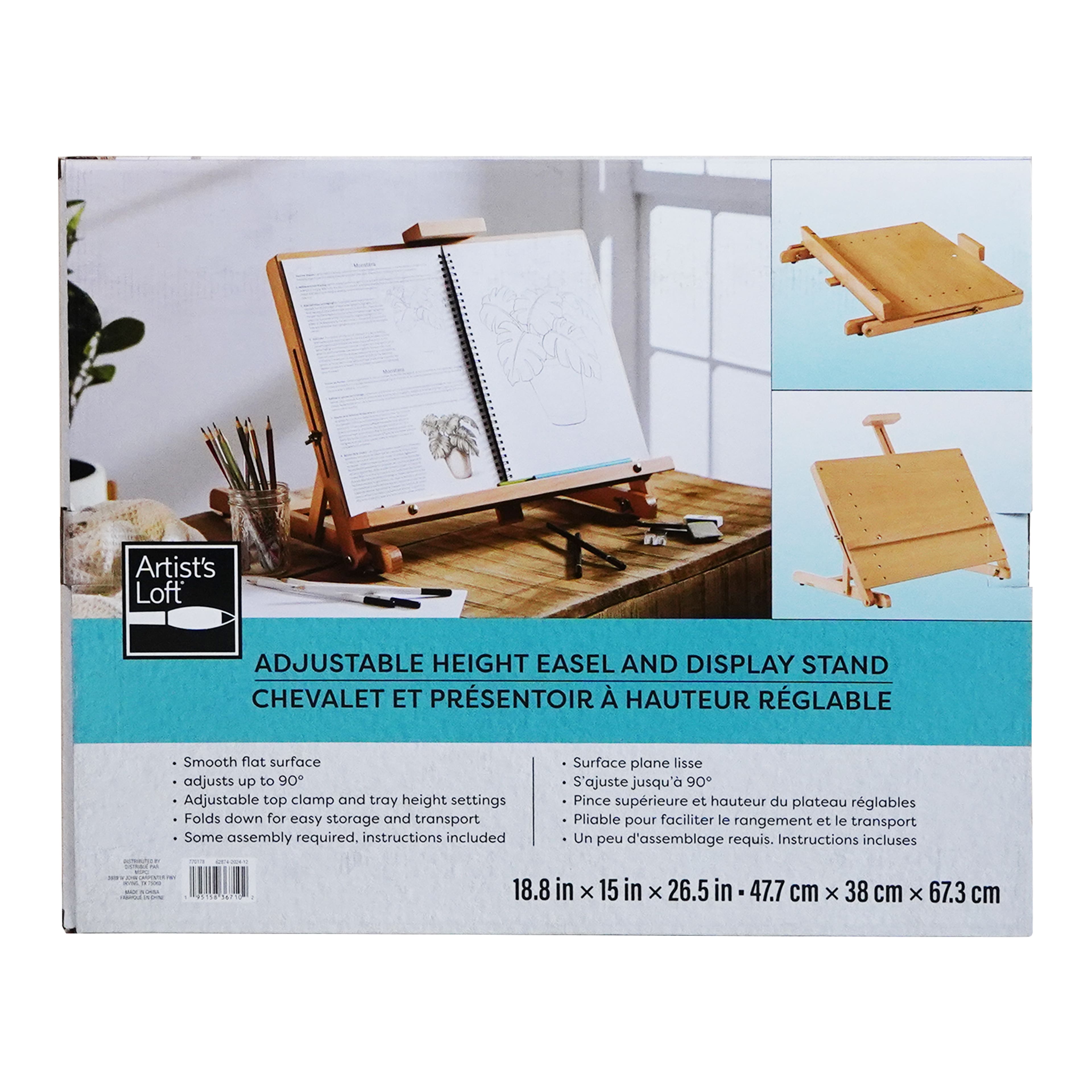 26.5&#x22; Adjustable Height Easel &#x26; Display Stand by Artist&#x27;s Loft&#xAE;
