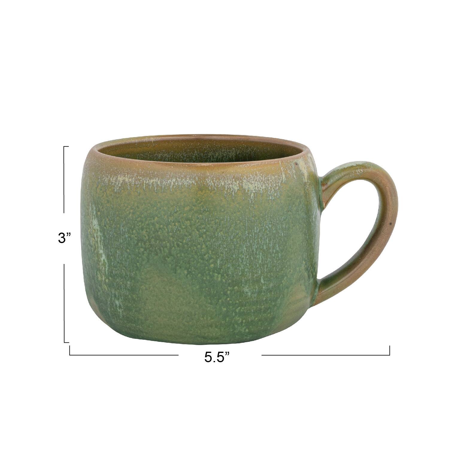 Hello Honey® 5.5" Rustic Stoneware Mug Set