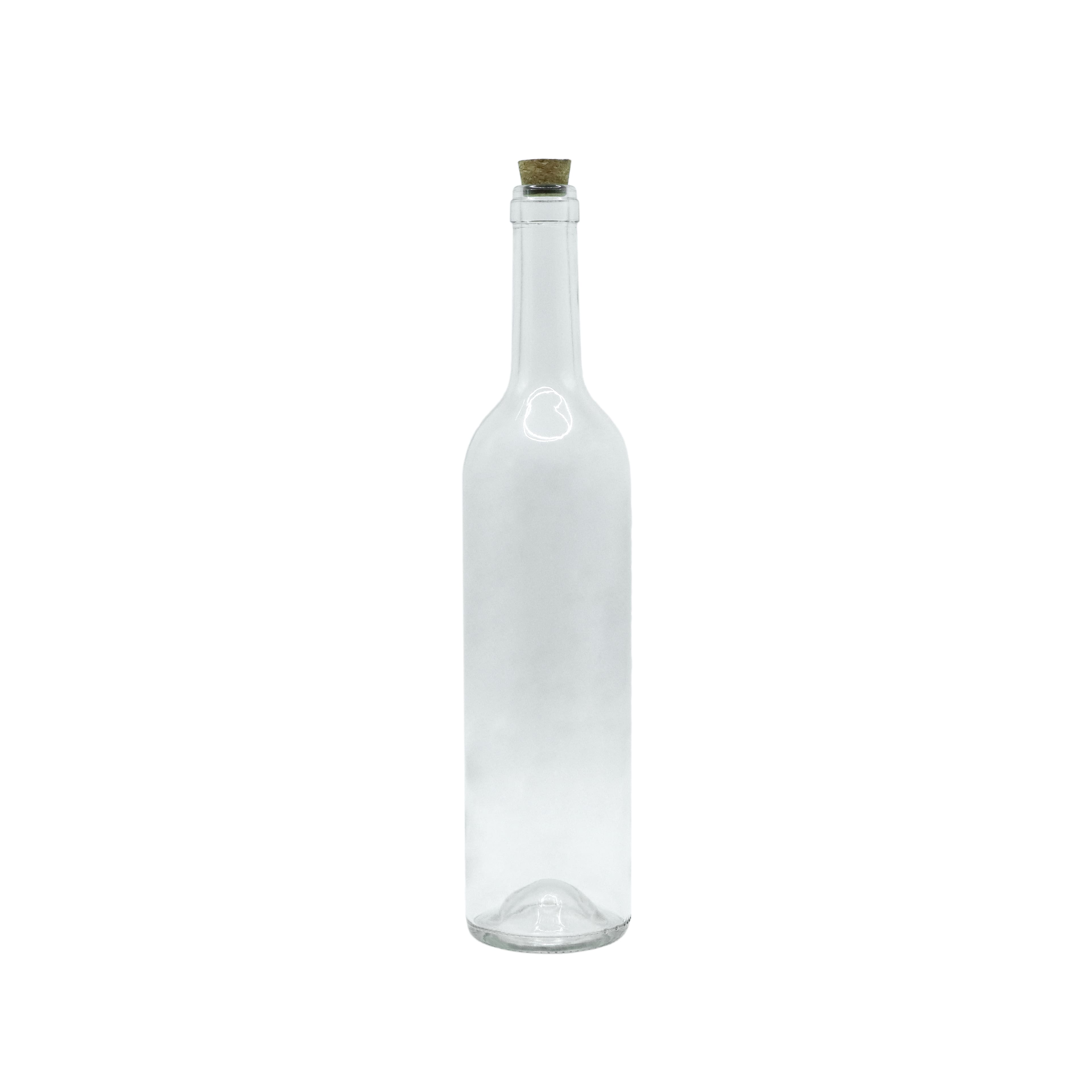 26oz. Clear Glass Wine Bottle with Cork by Ashland&#xAE;