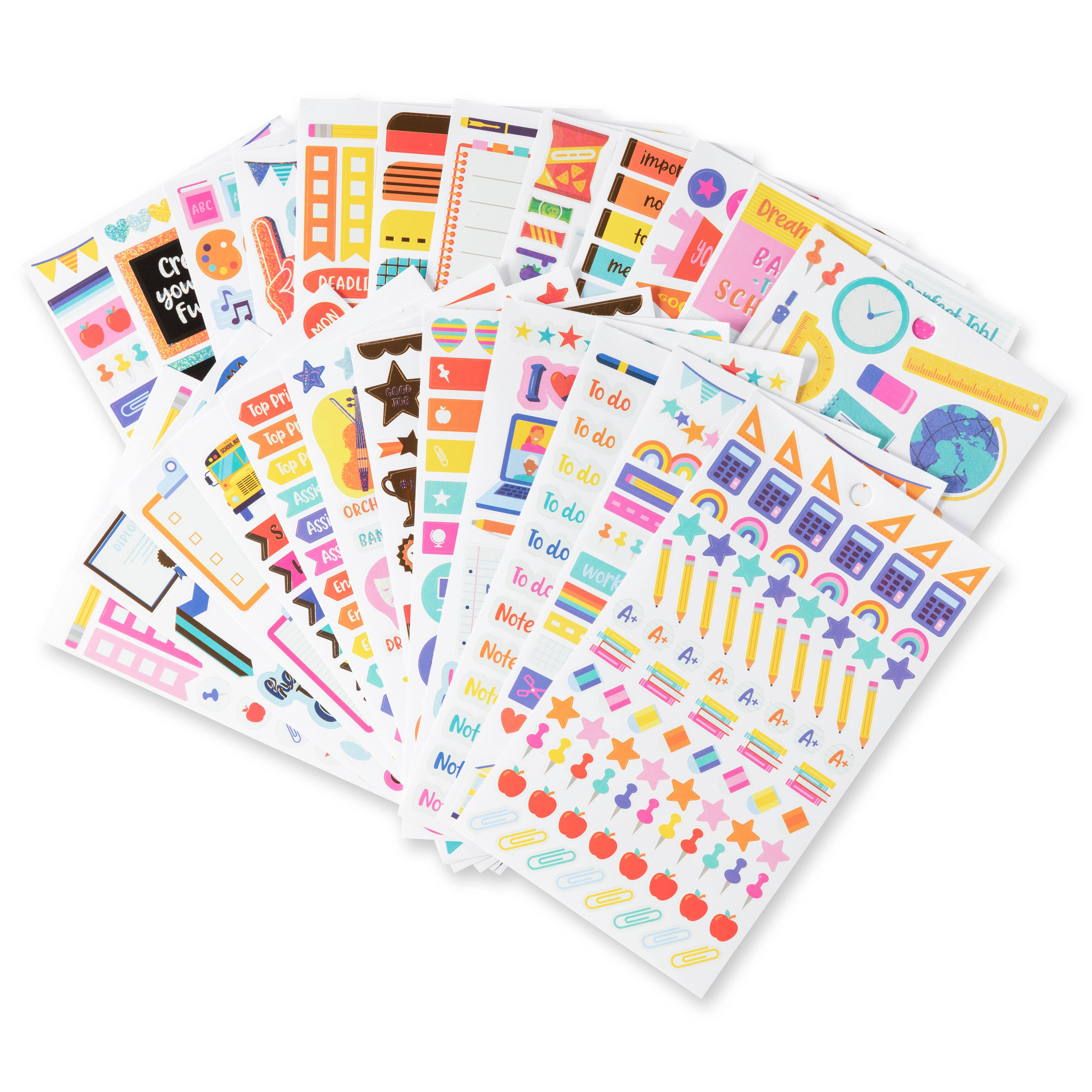 12 Pack: School Stickers by Recollections™