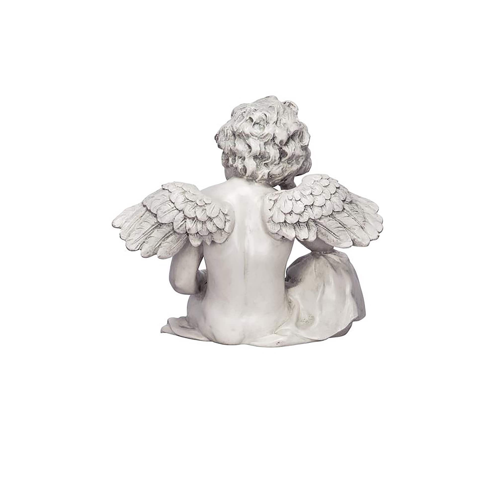 Design Toscano&#xAE; 13&#x22; Mourning Mortality Sitting Cherub Sculpture