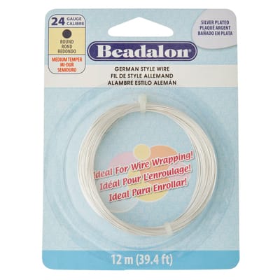 Beadalon® German Style Wire, Round, 24 Gauge image
