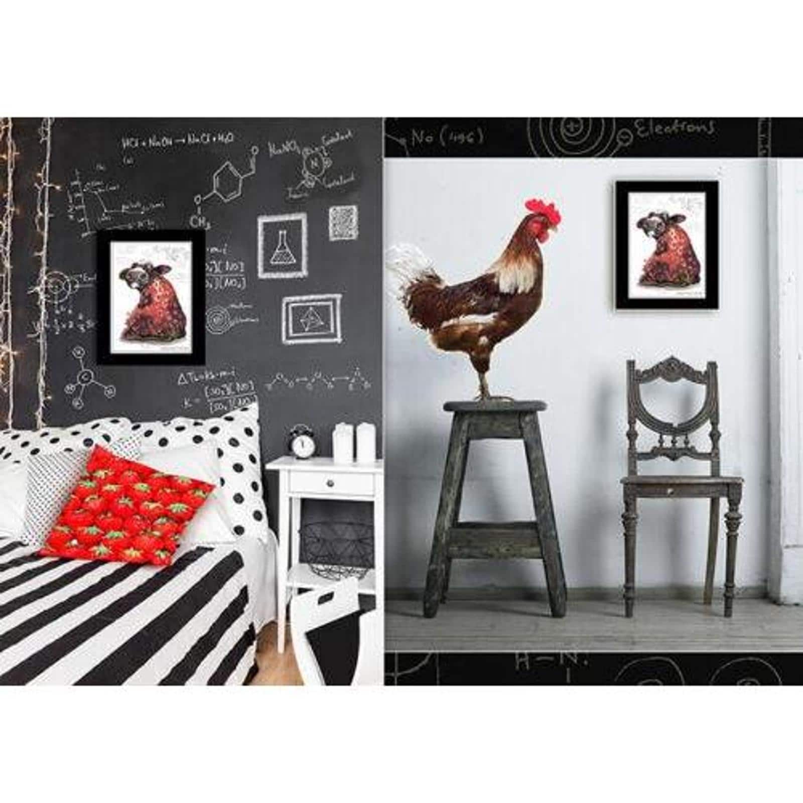 RTO Cross-stitch Kit with printed background "Cow Berry"