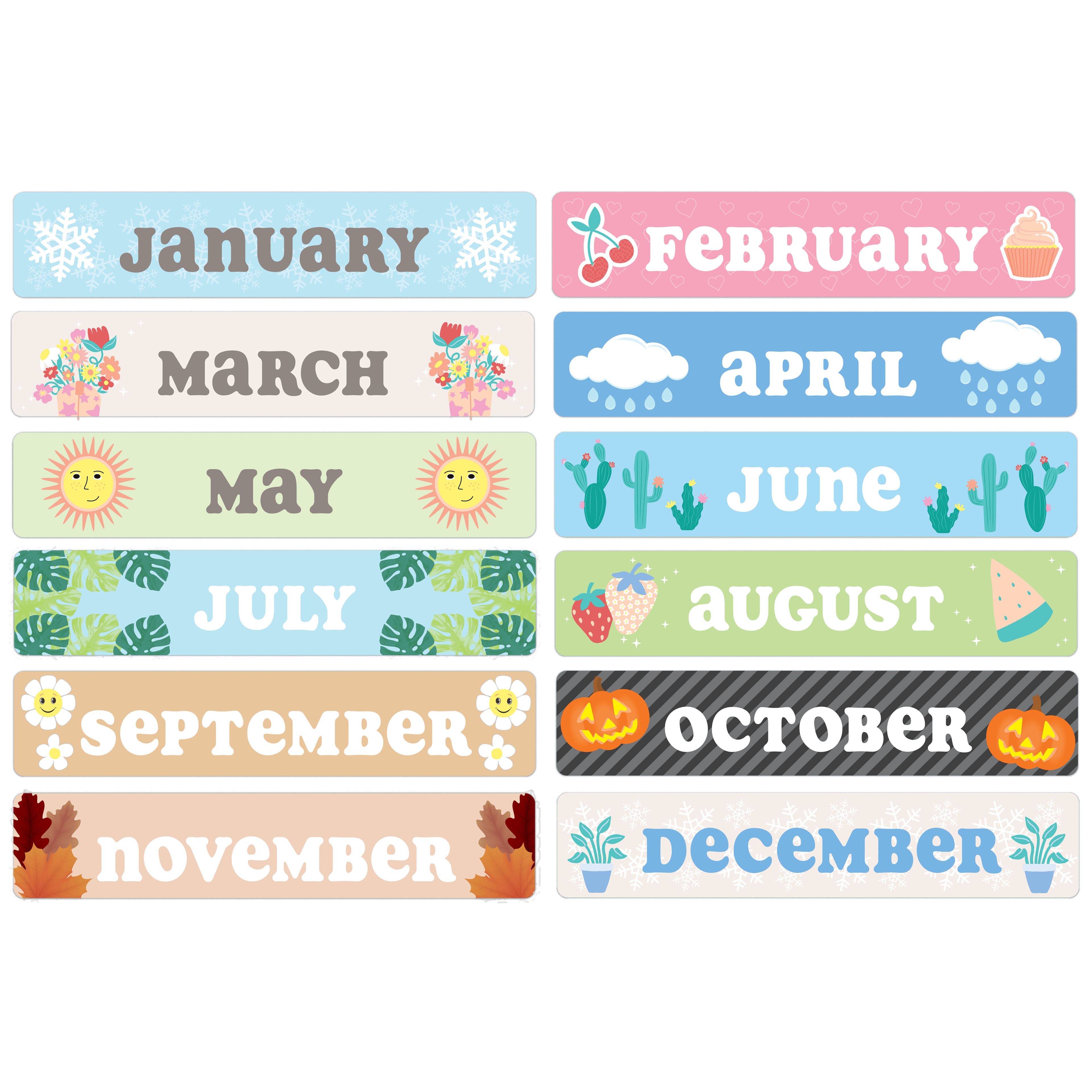 Class Rules! Pastel Bulletin Board Calendar Kit by B2C&#x2122;