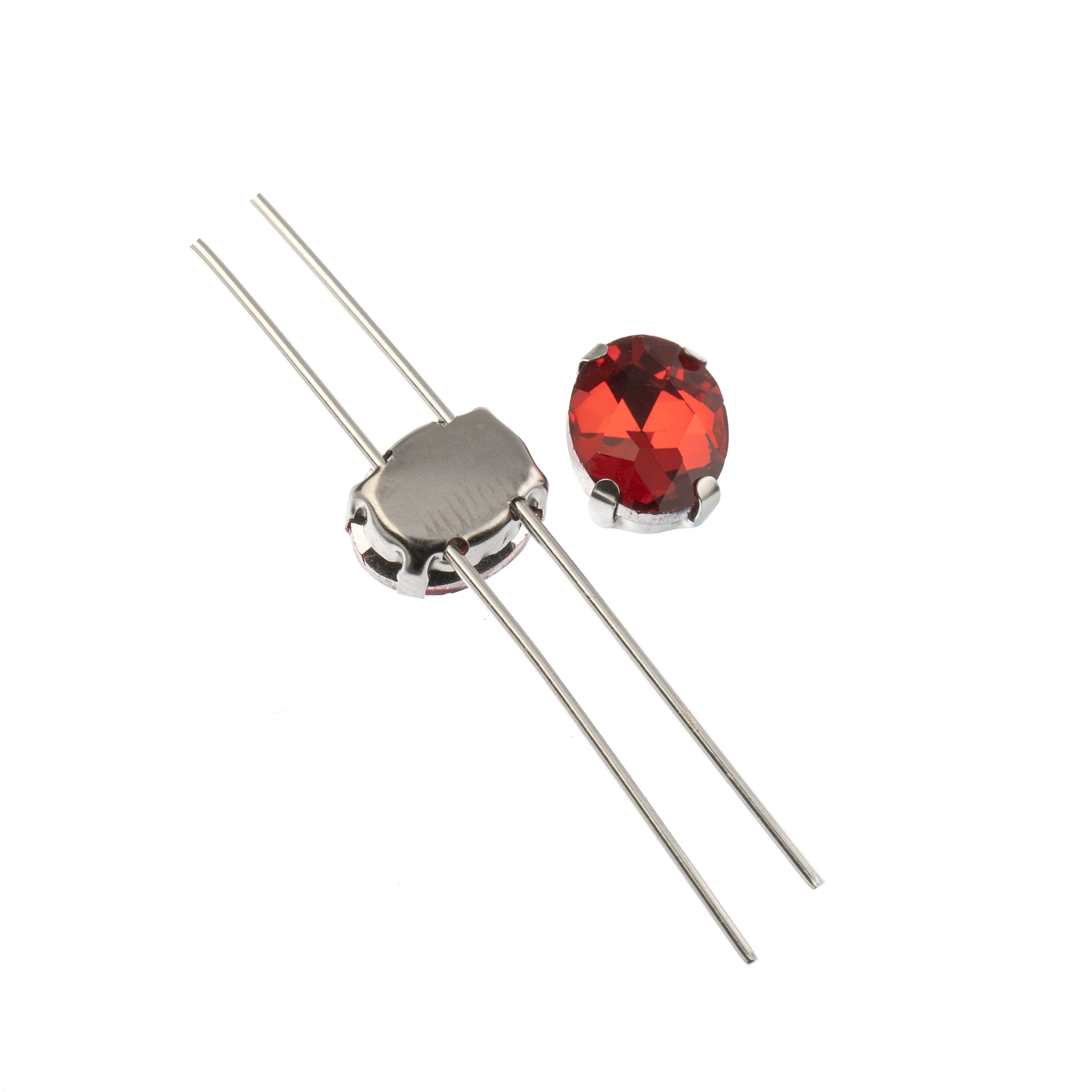 John Bead Crystal Lane 10mm Sew-On Rhinestones, 8ct.