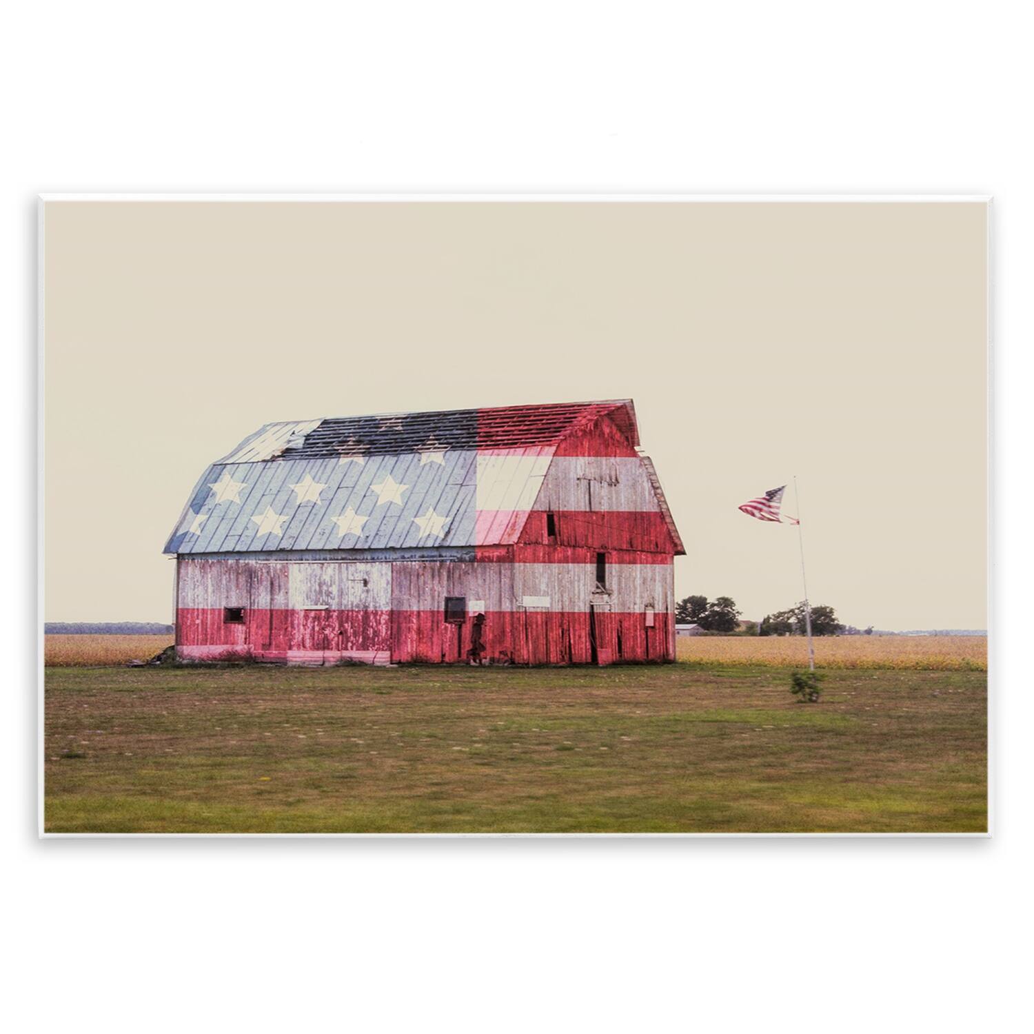 Stupell Industries Americana Farmhouse Barn Wall Plaque Art