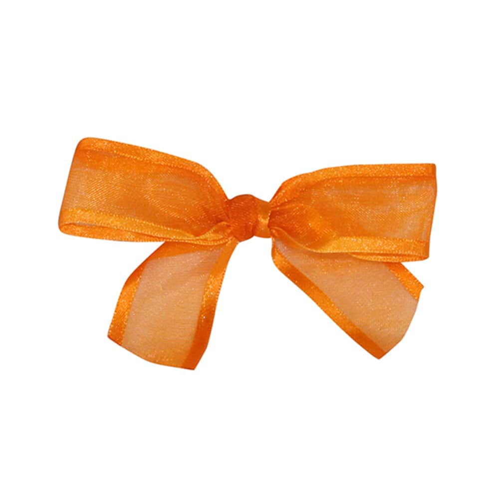 JAM Paper 7/8&#x22; Sheer Satin Edge Twist Tie Bows, 100ct.