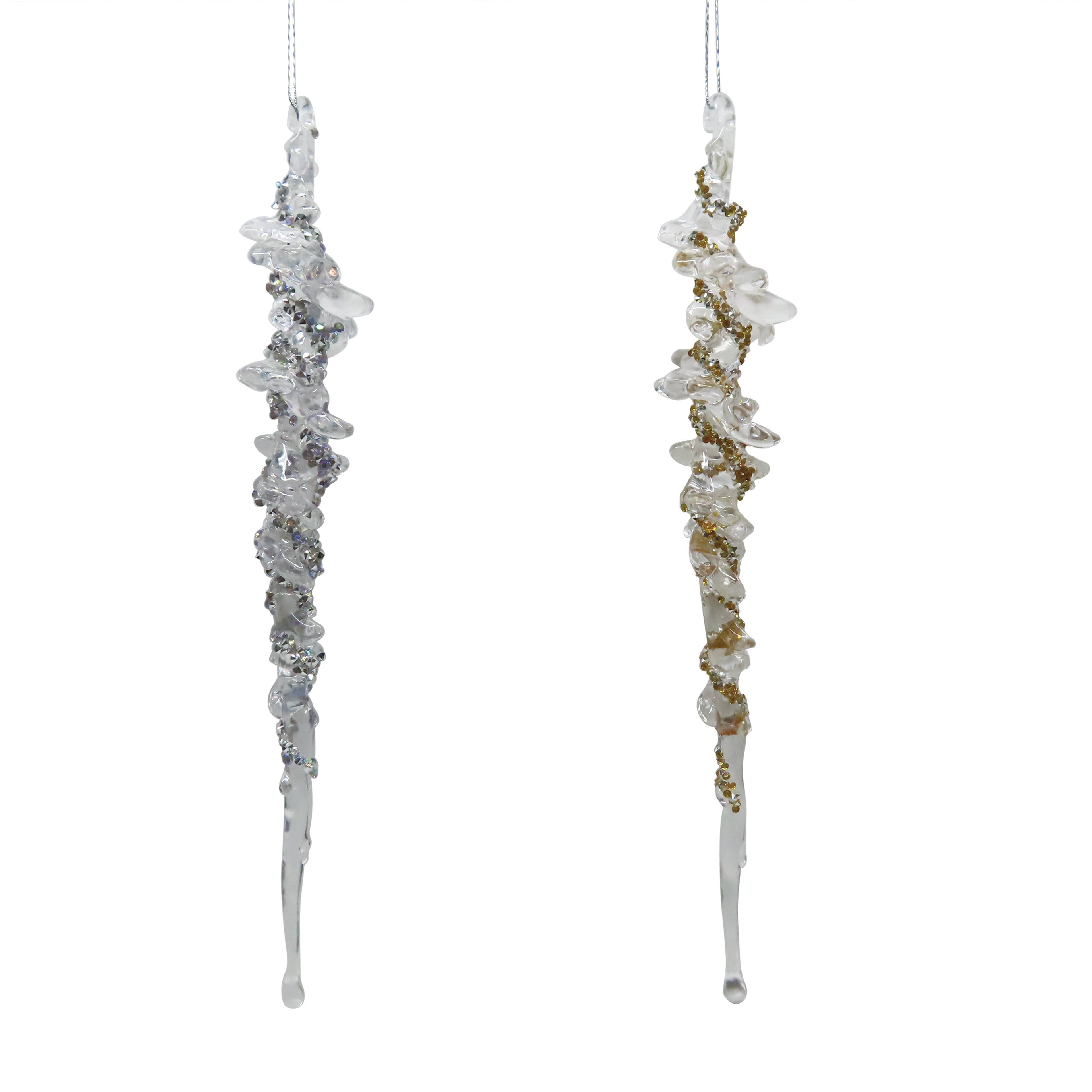 Assorted 9.5&#x22; Plastic Icicle Ornament by Ashland&#xAE;