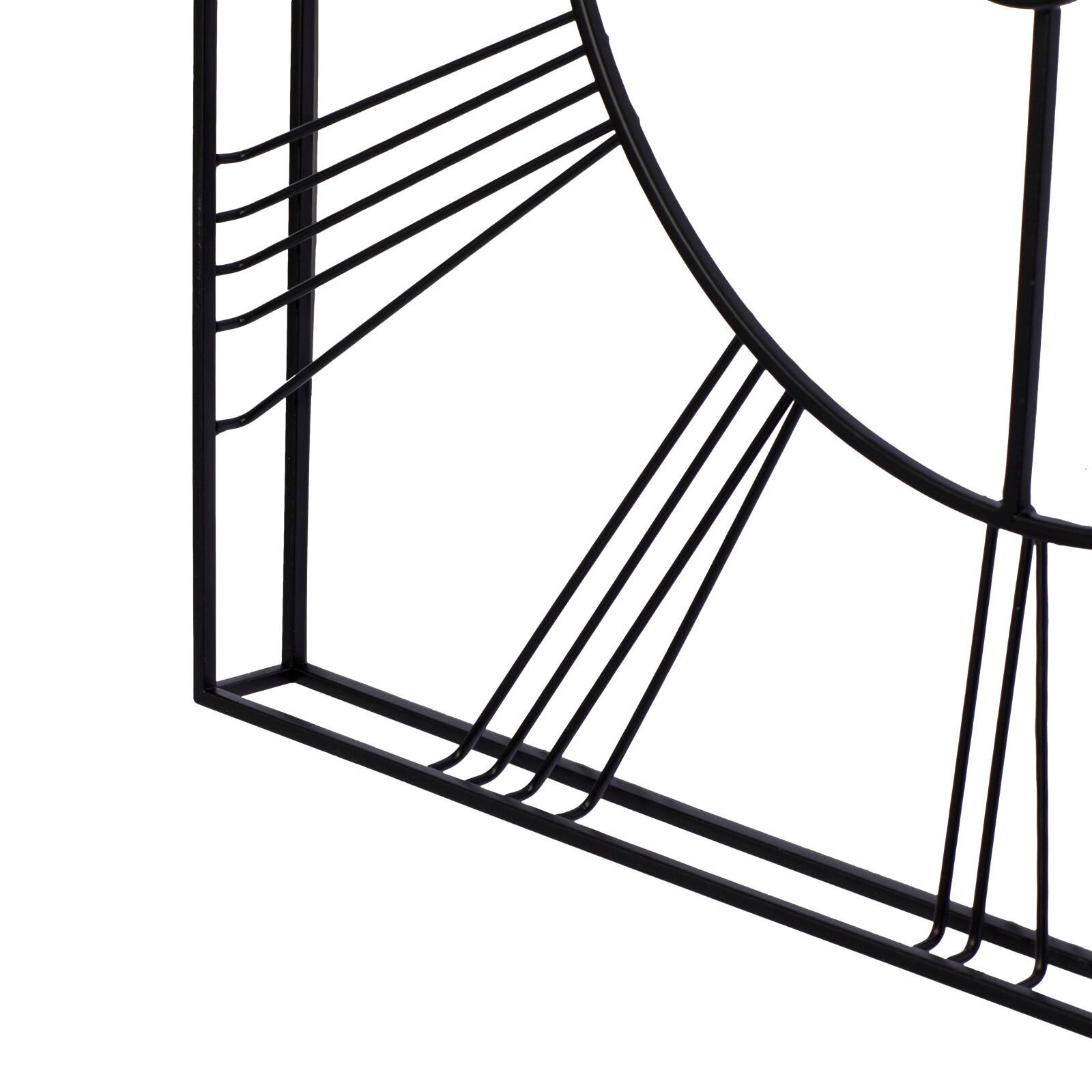 CosmoLiving by Cosmopolitan 24" Metal Square Wall Clock