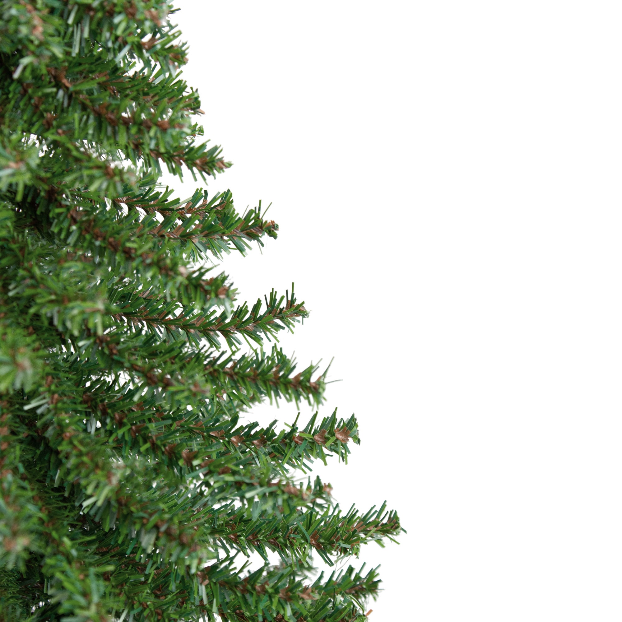 18&#x22; Unlit Downswept Mini Village Pine Artificial Christmas Tree in Burlap Base