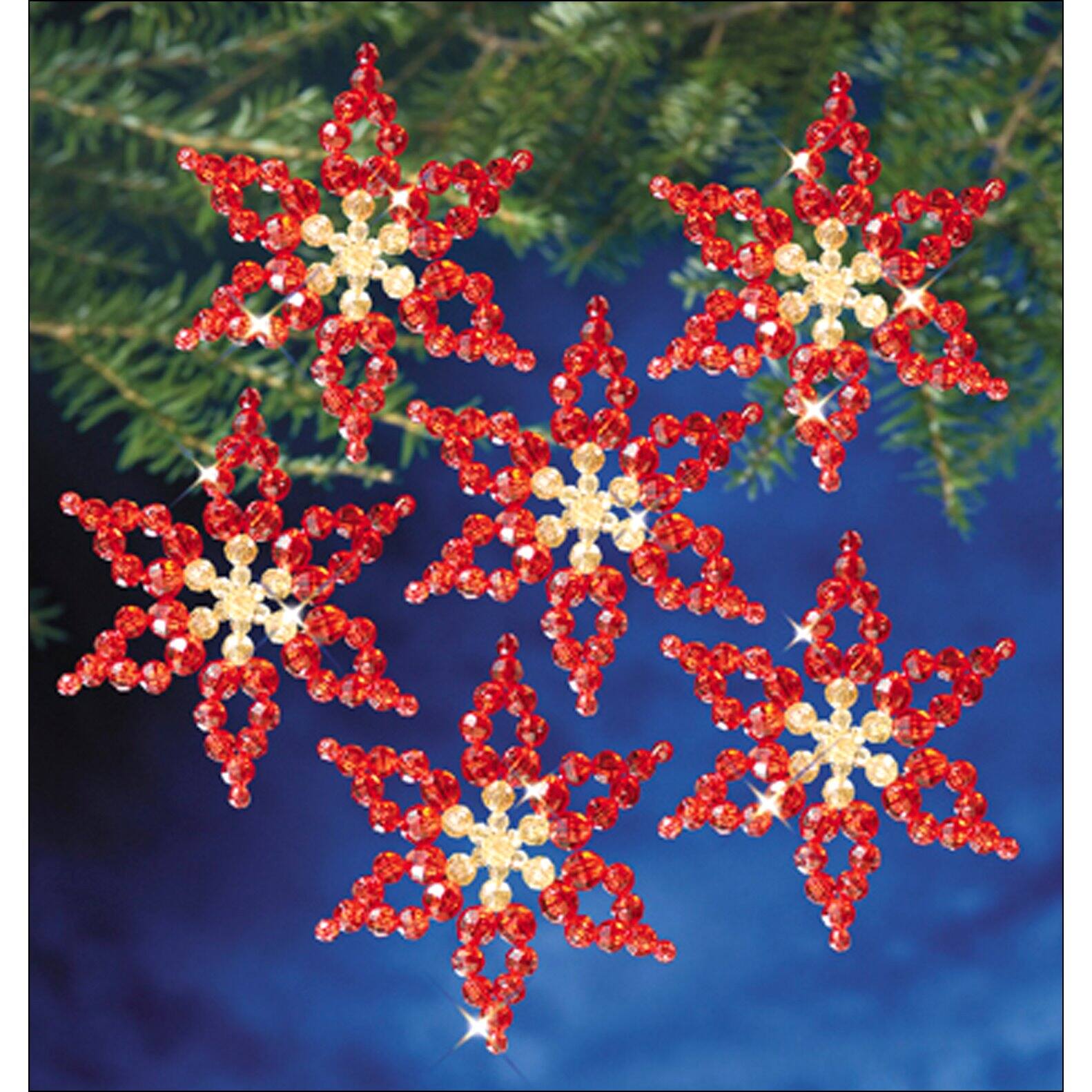 The Beadery® Poinsettias Ornament Kit Christmas Ornament Kits Michaels