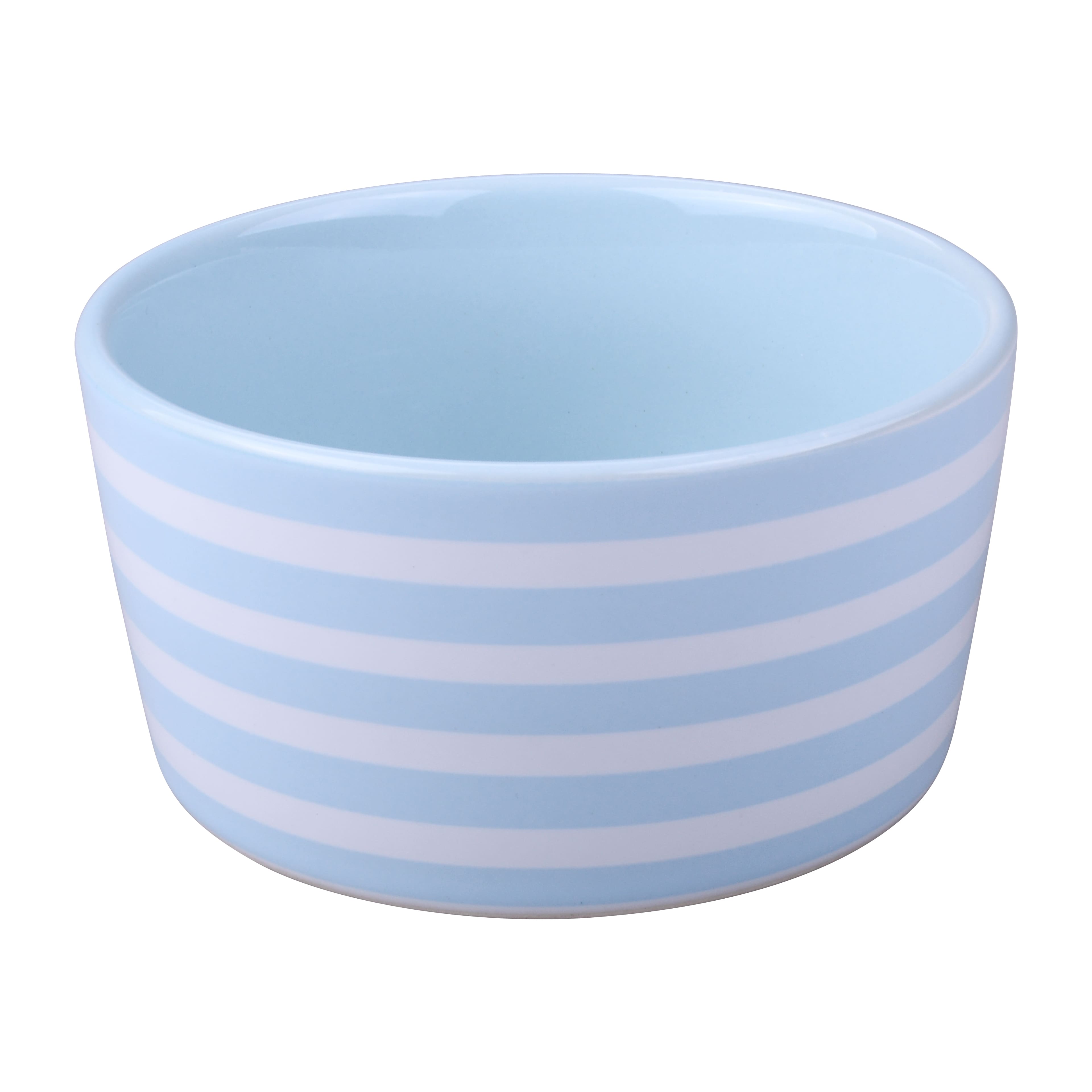 Easter Blue Stripes Ceramic Ramekin by Celebrate It&#xAE;