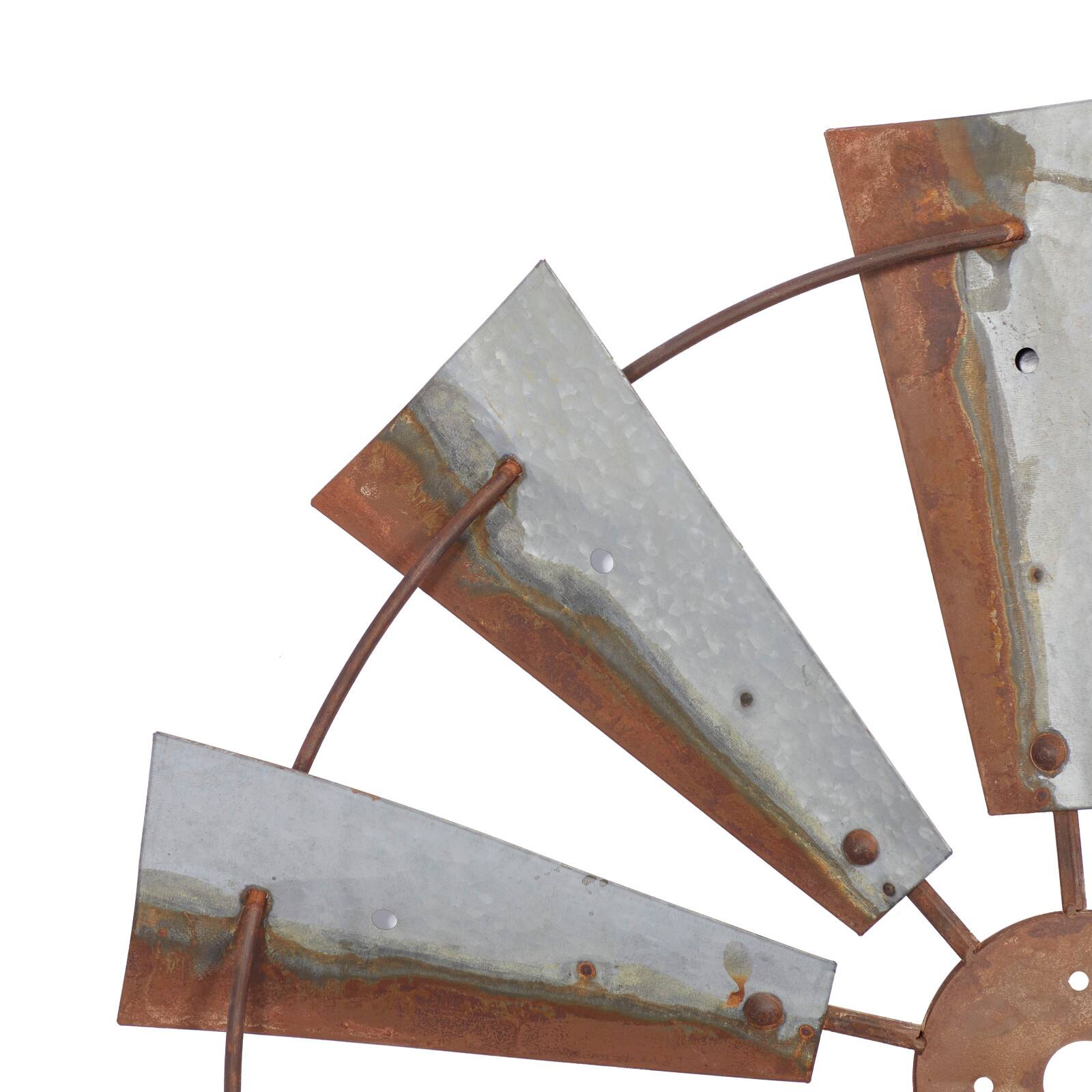 Brown Metal Farmhouse Wall Decoration