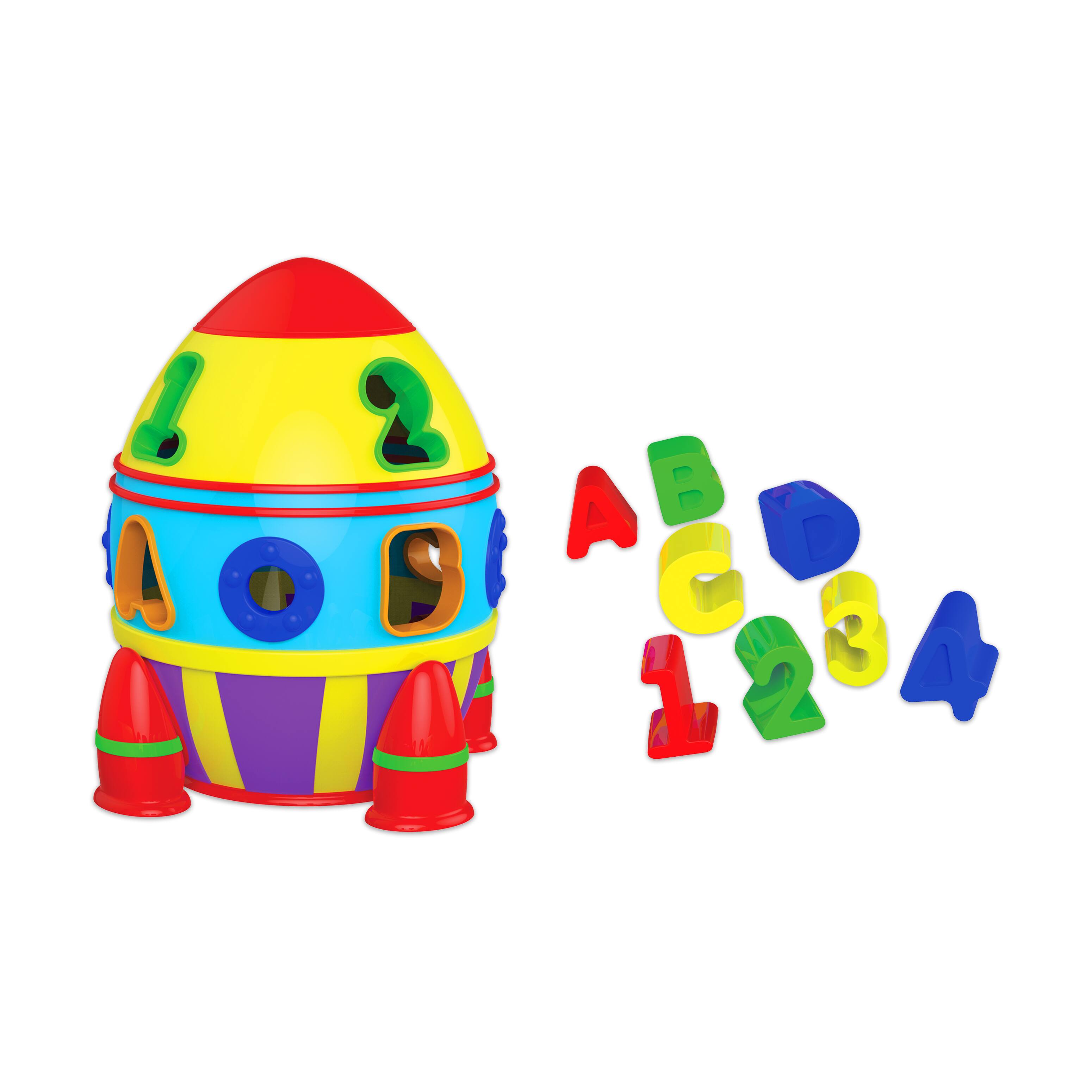 Early Learning - Rocket Shape Sorter