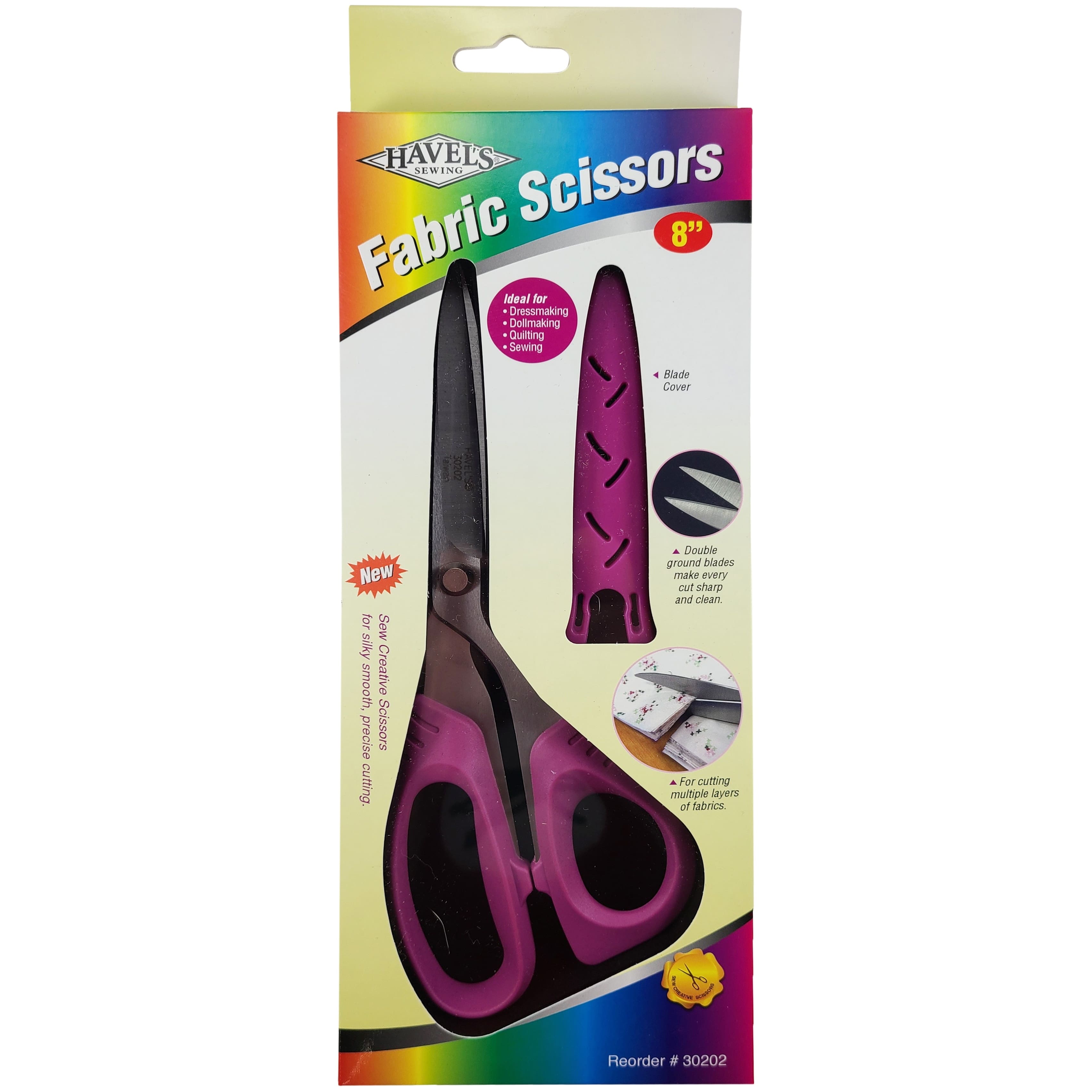 Havel&#x27;s&#x2122; 8&#x22; Sew Creative Quilting Sewing Fabric Scissors