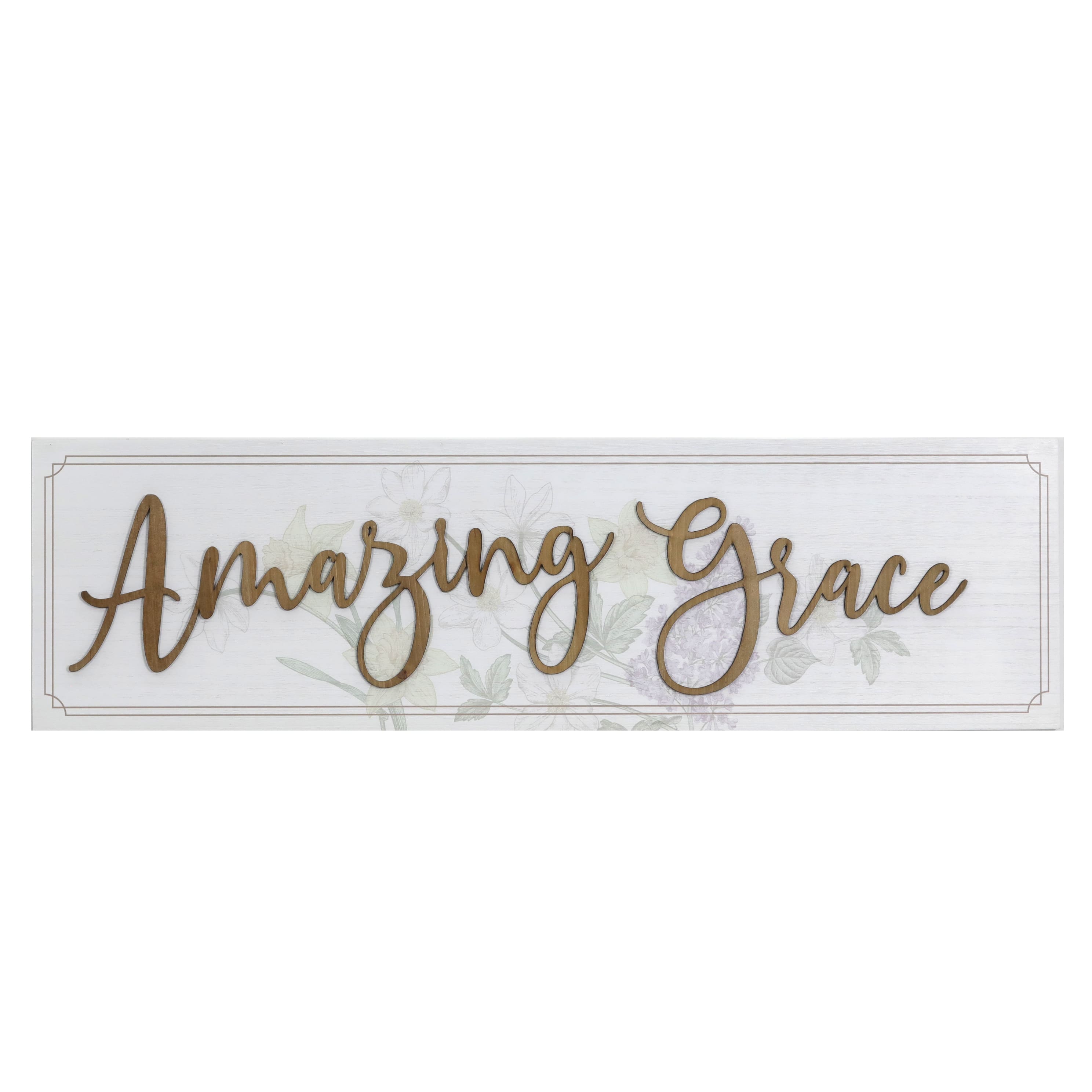 36&#x22; Amazing Grace Wall D&#xE9;cor by Ashland&#xAE;
