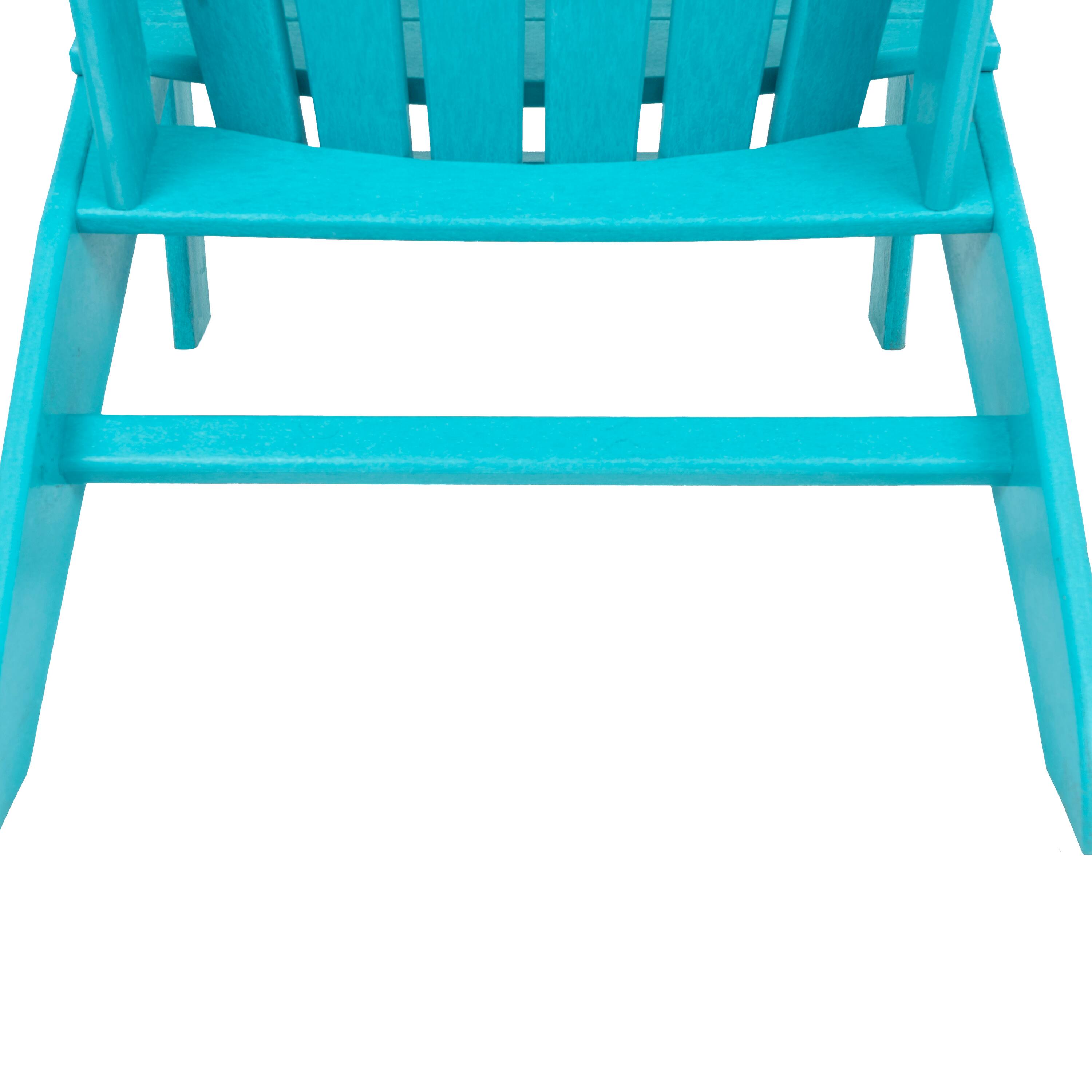 Blue Traditional Adirondack Chair