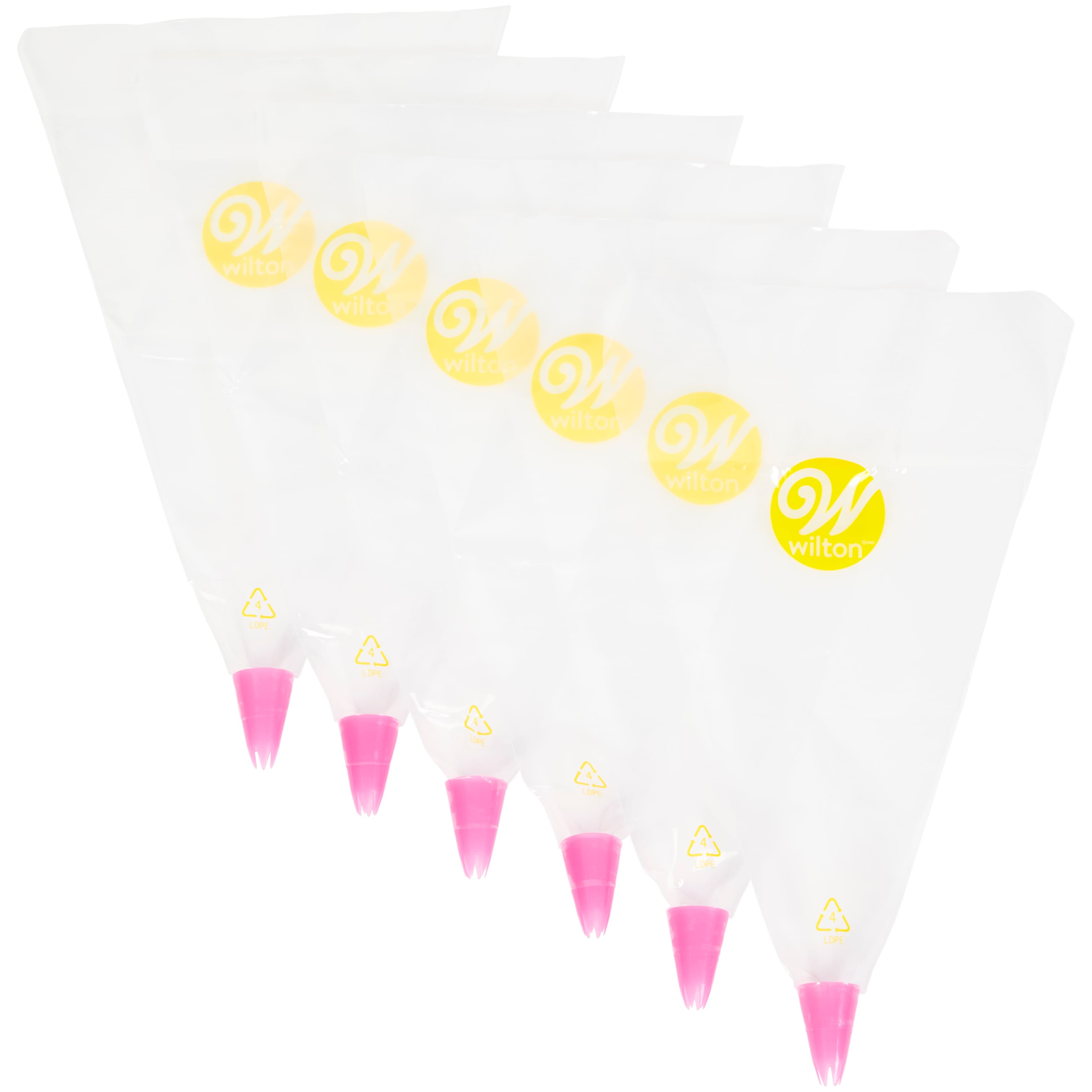 Wilton&#xAE; All-in-One Decorating Bags with Tip, 6ct.