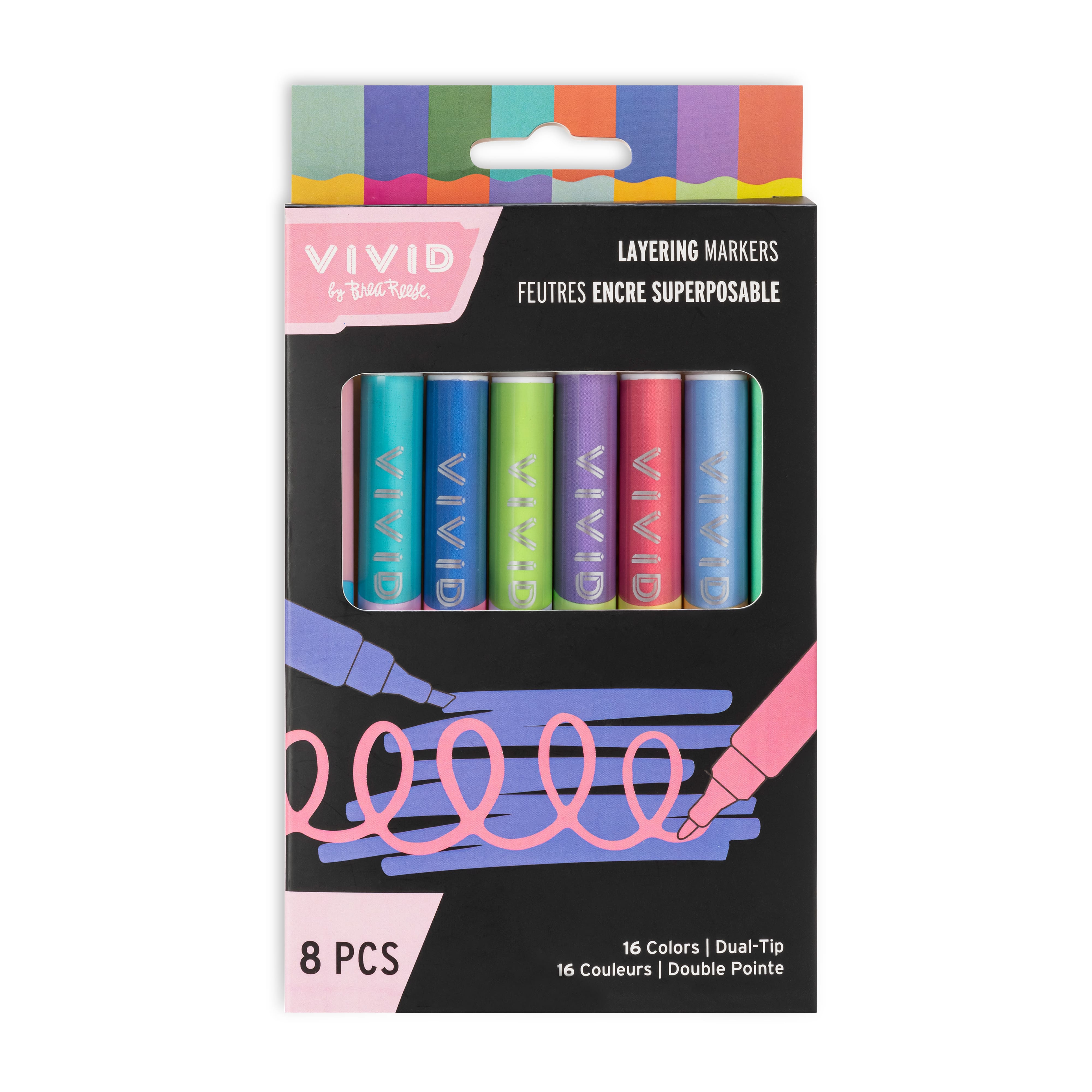 VIVID by Brea Reese&#xAE; Layering Markers Set