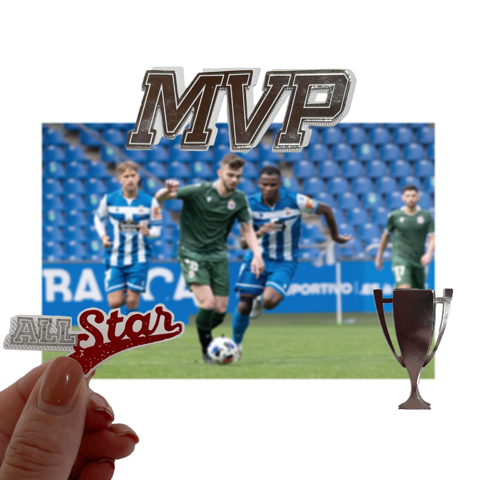 12 Pack: M.V.P. Sport Dimensional Stickers by Recollections™