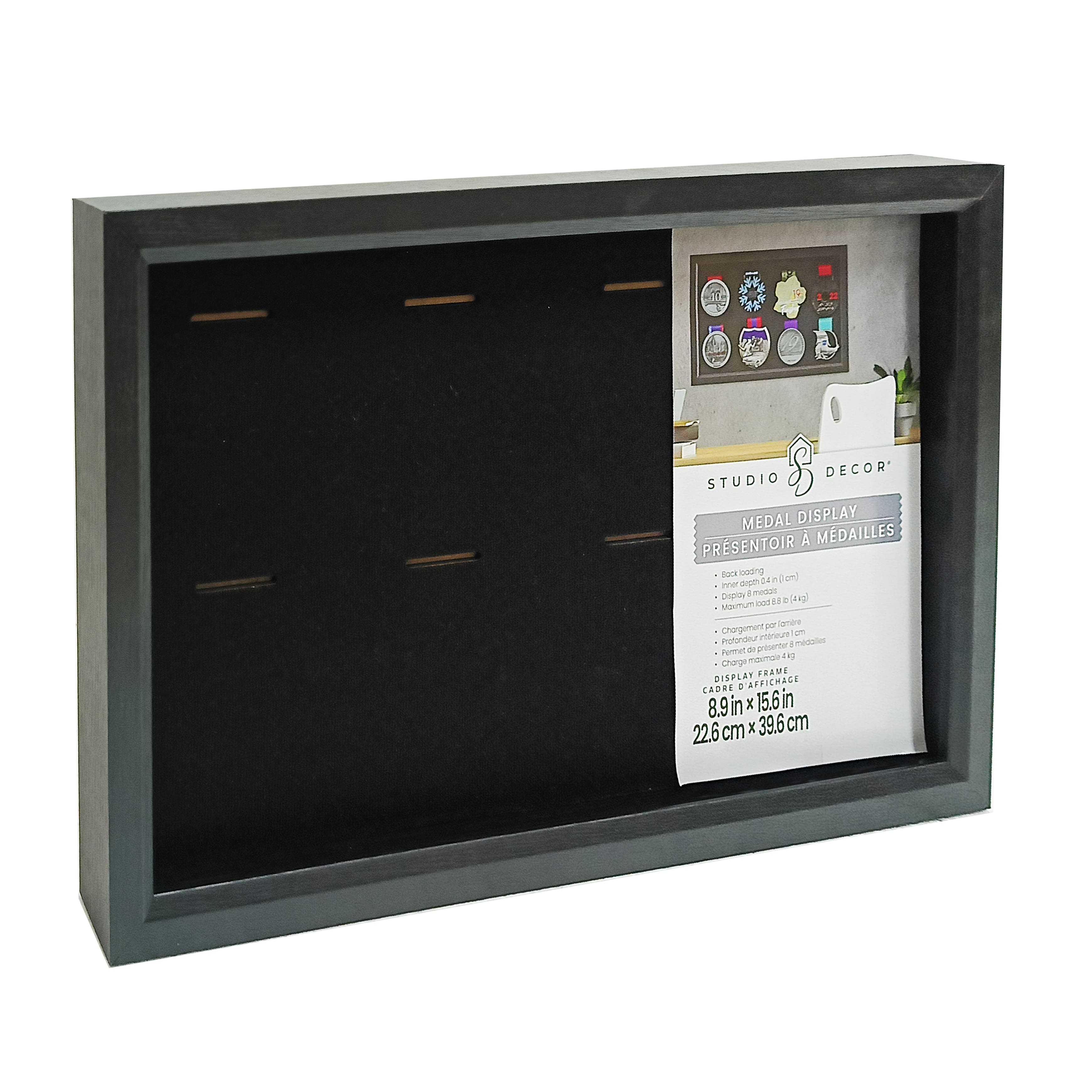 9" x 15.5" Black Medal Display Frame by Studio Décor®