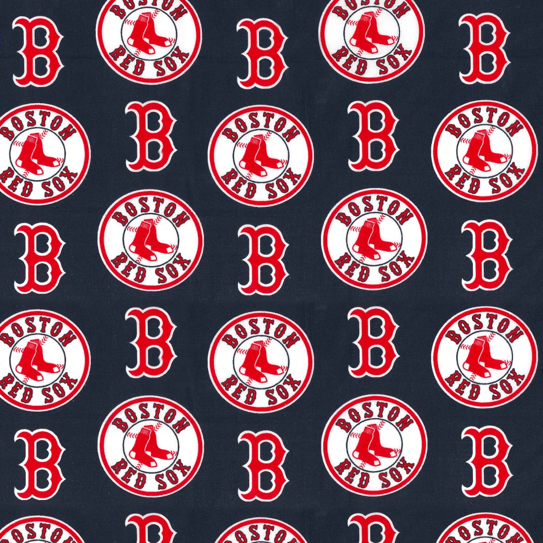 MLB Boston Red Sox Cotton Fabric