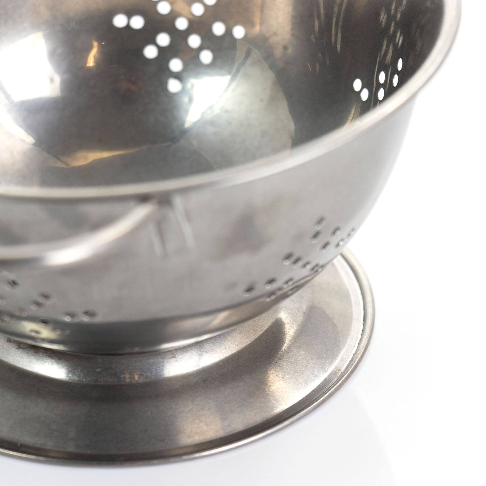 Gibson Home® Normandie 5.6'' Silver Stainless Steel Mini Colander