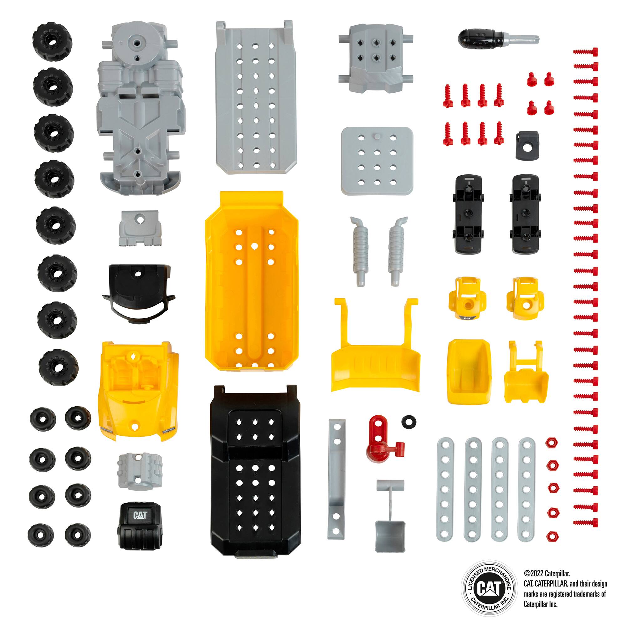 Theo Klein CAT&#xAE; Excavator Tool Truck 4-in-1 Set