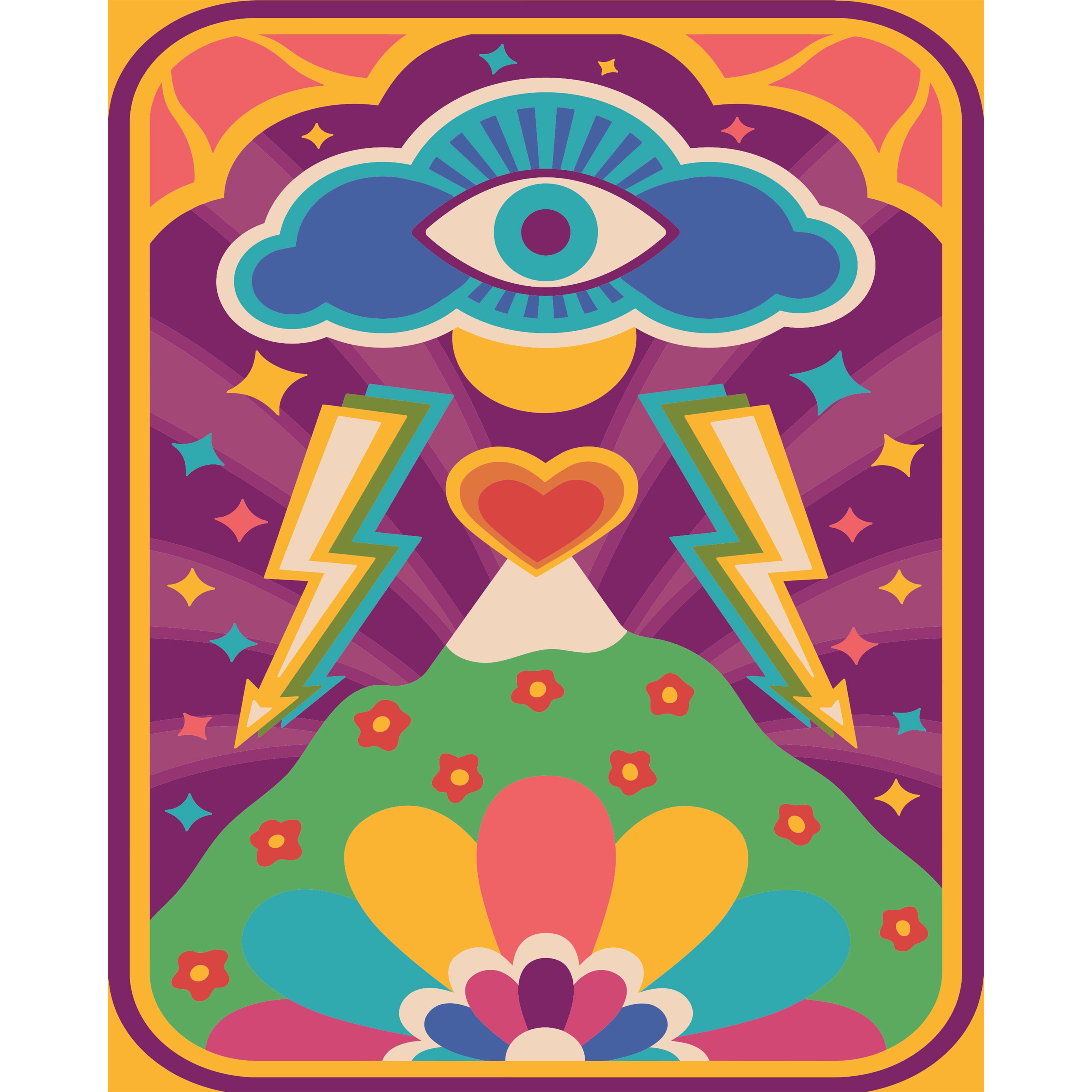 8&#x22; x 10&#x22; Groovy Mystique Paint-by-Number Kit by Artist&#x27;s Loft&#xAE;