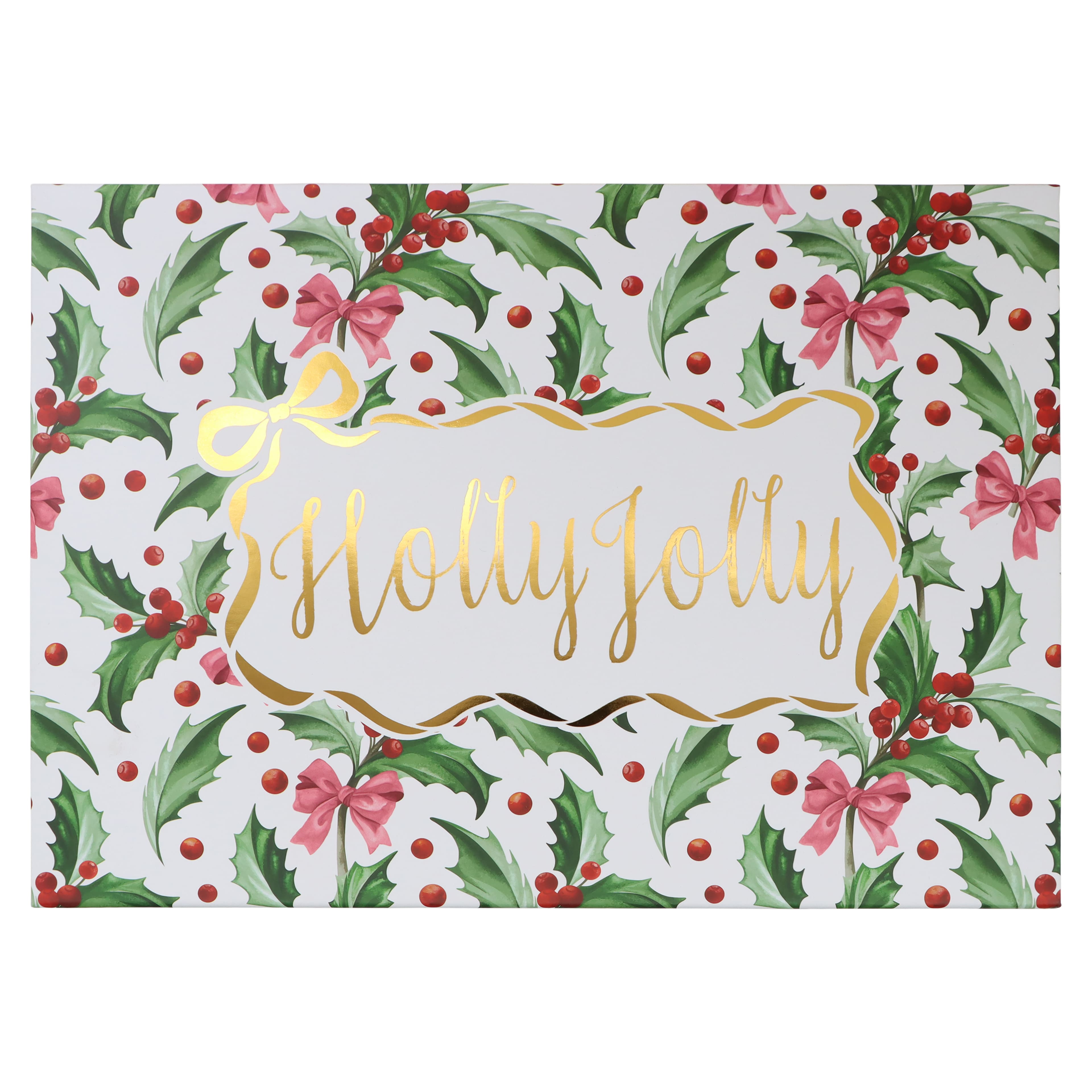 Small Holly Jolly Decorative Box by Ashland&#xAE;