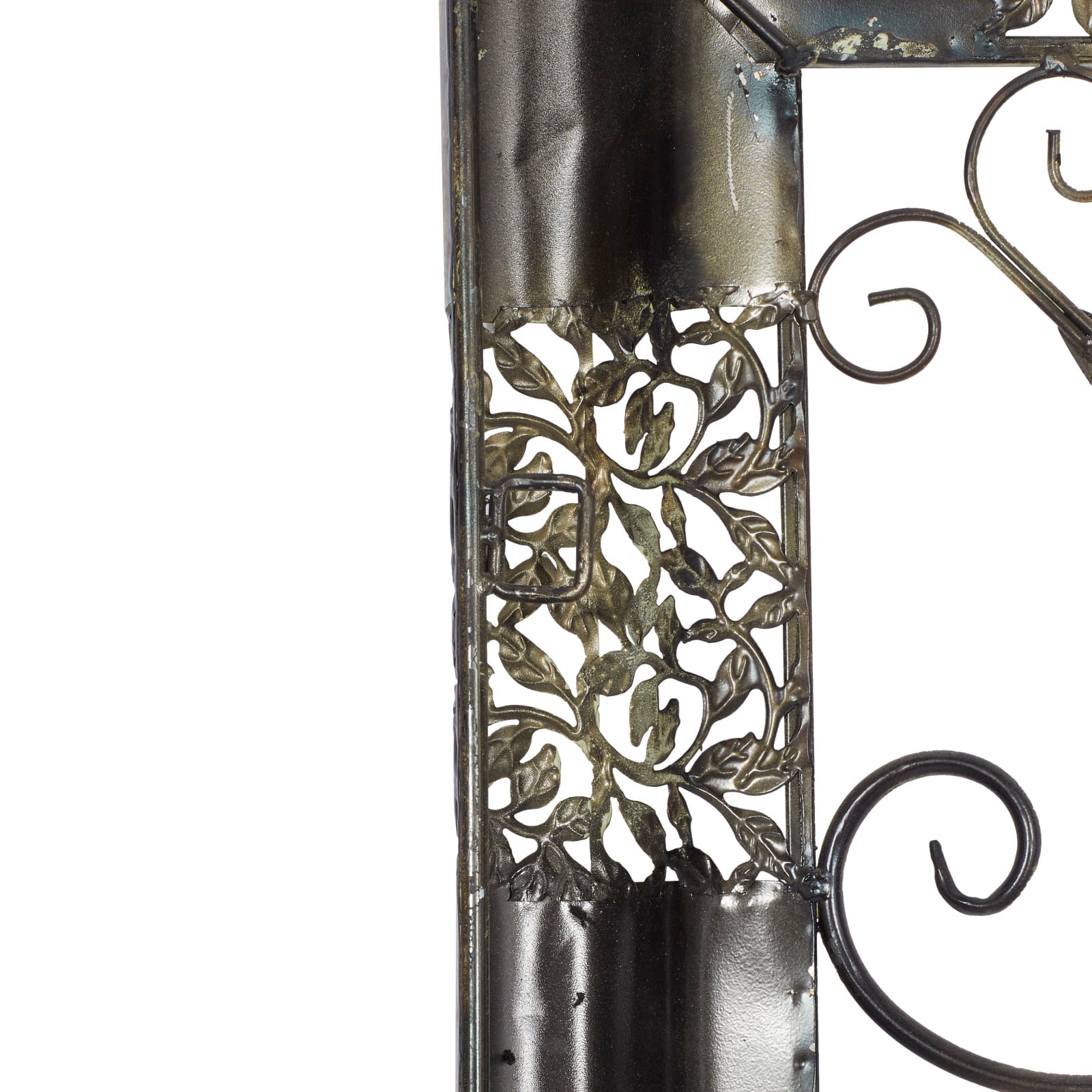 45&#x22; Brown Metal Rustic Wall D&#xE9;cor