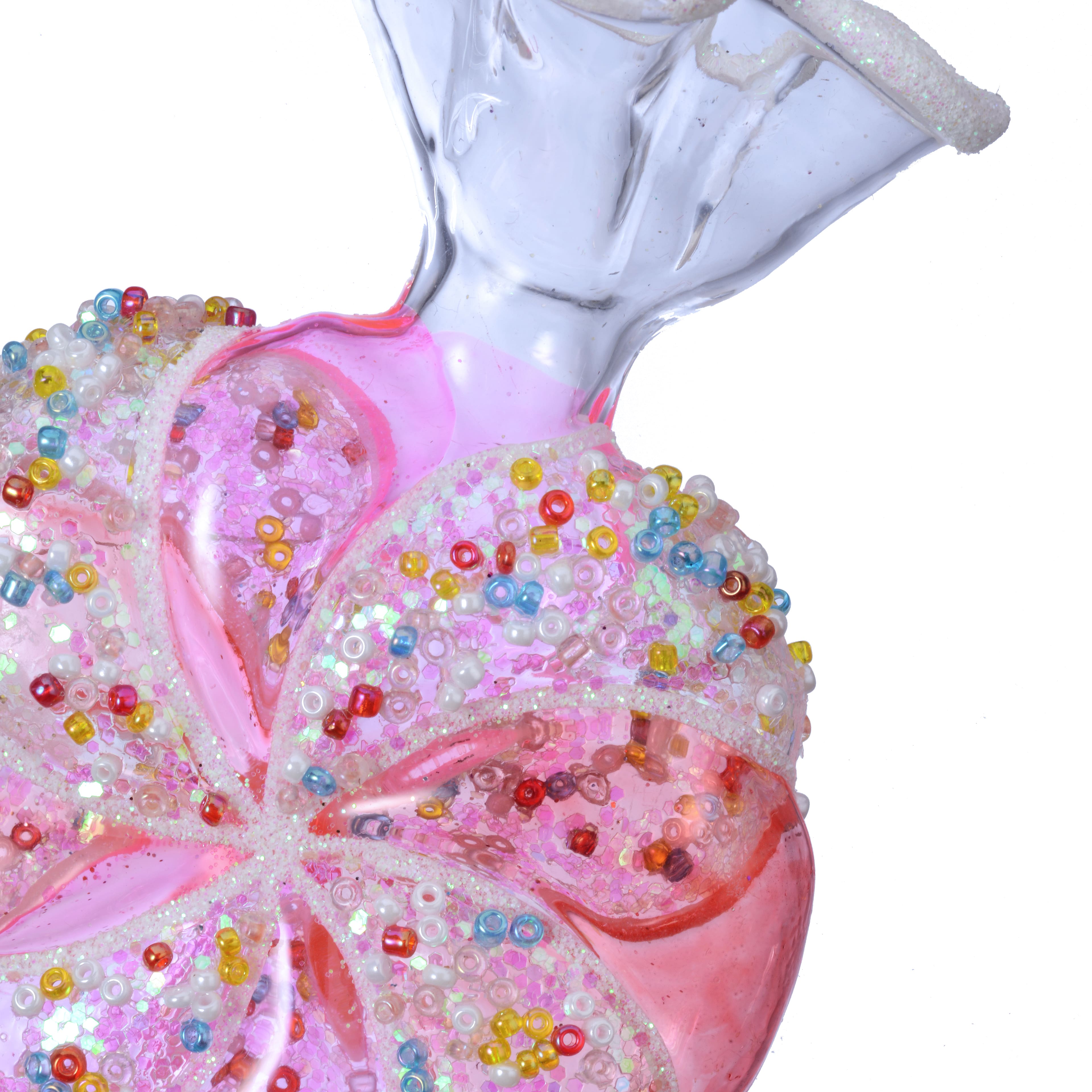 5.5&#x22; Wrapped Candy Glass Ornament by Ashland&#xAE;