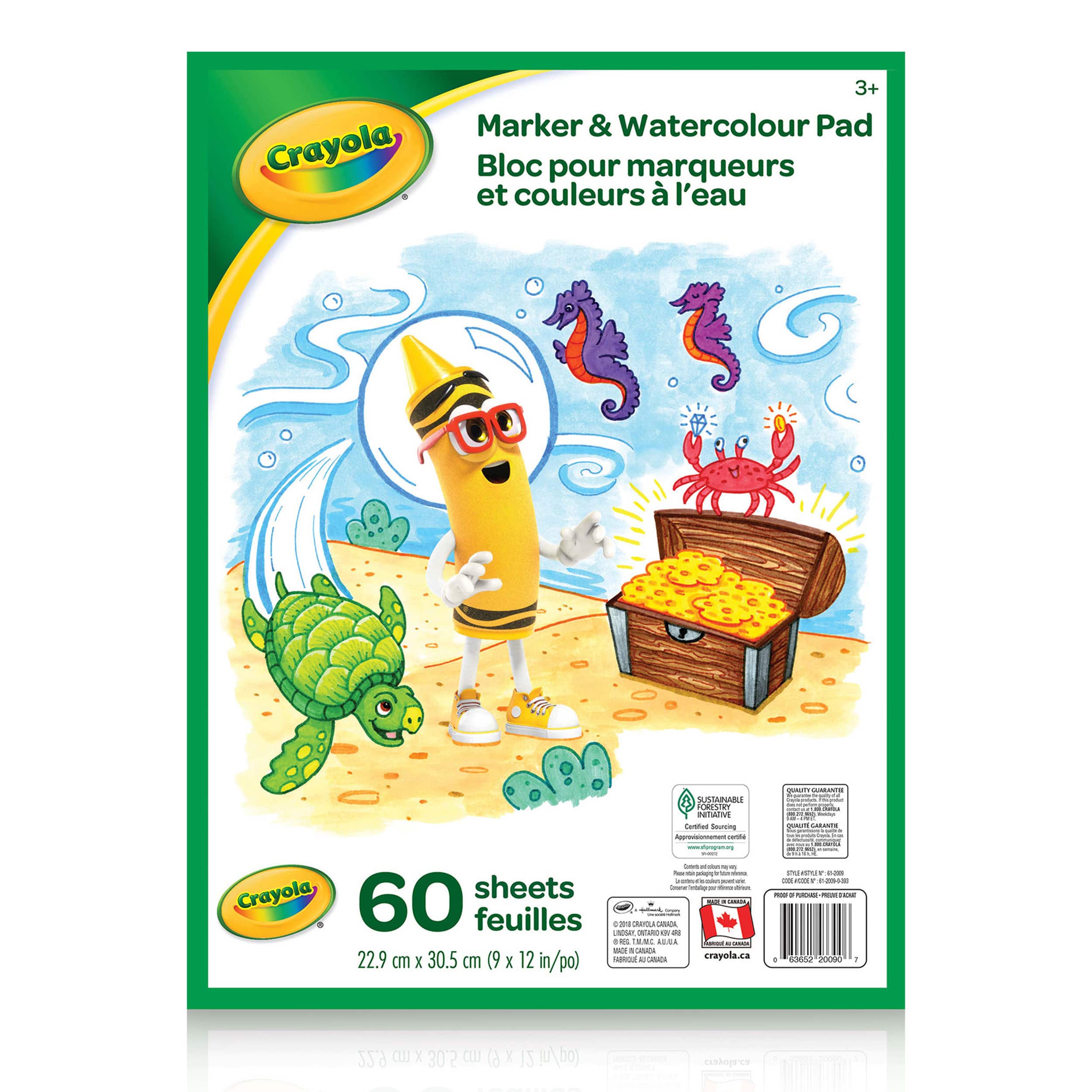 12 Pack: Crayola® Marker & Watercolor Pad