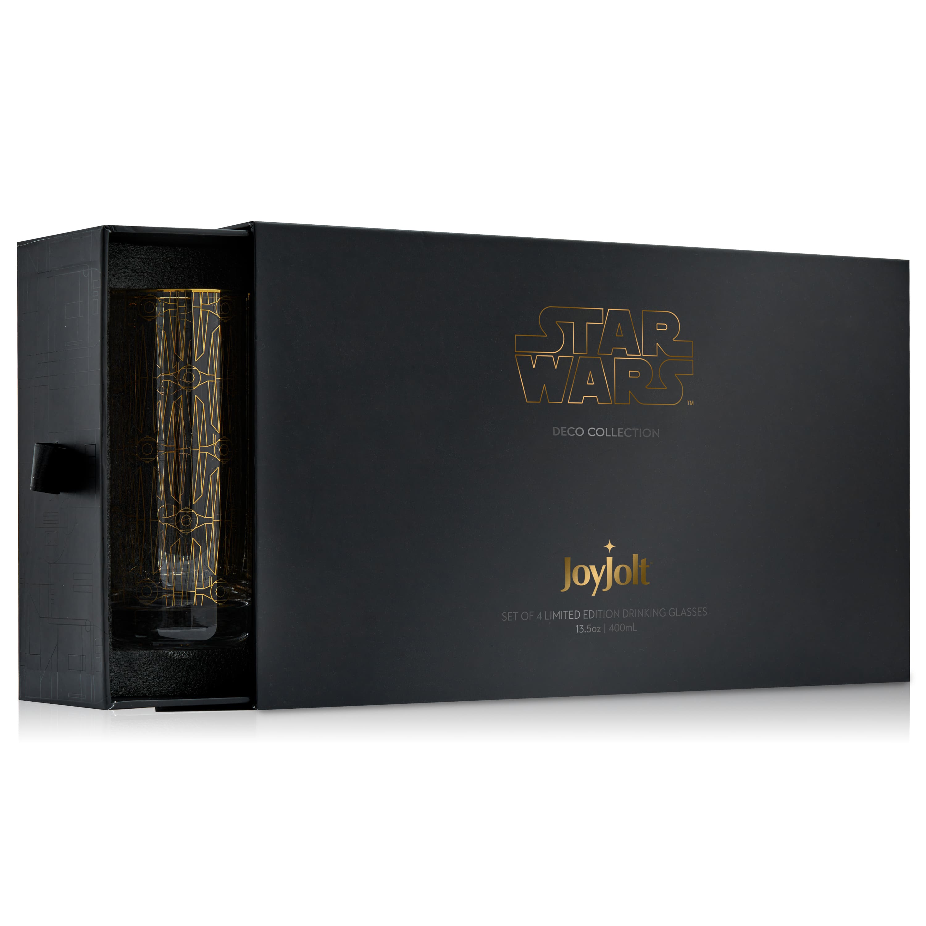 JoyJolt® 13.5oz. Star Wars™ Deco Tall Drinking Glasses, 4ct.