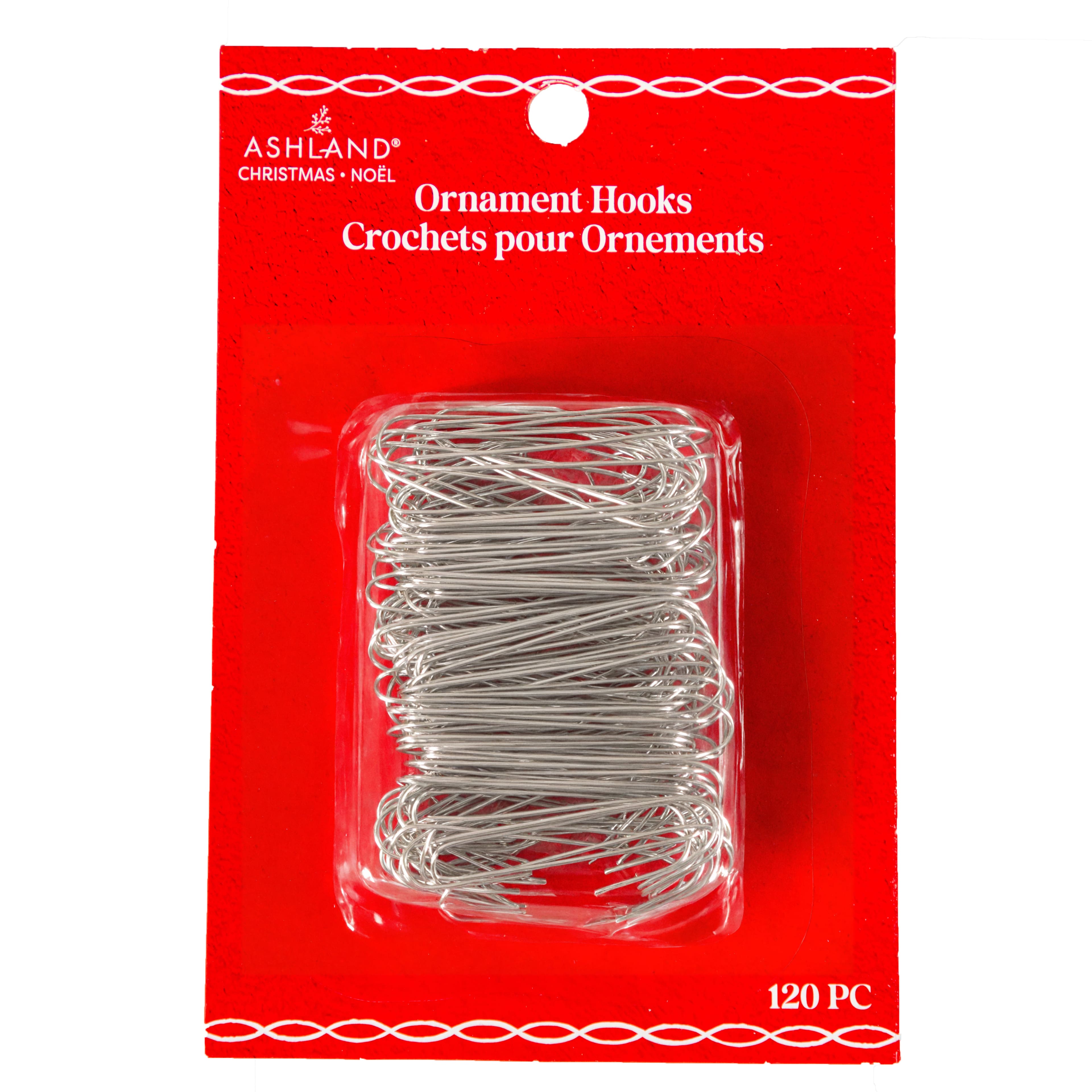 Small Silver Ornament Hooks, 120ct. by Ashland&#xAE;