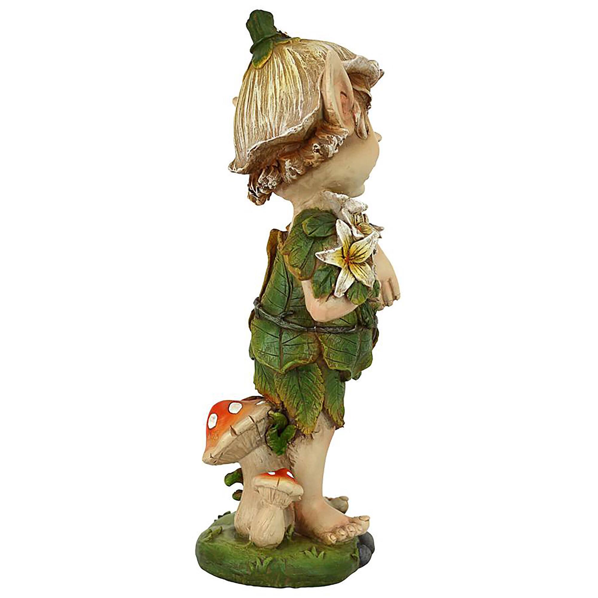 Design Toscano 12.5&#x22; Pixie Perry Elfin Gnome Garden Statue