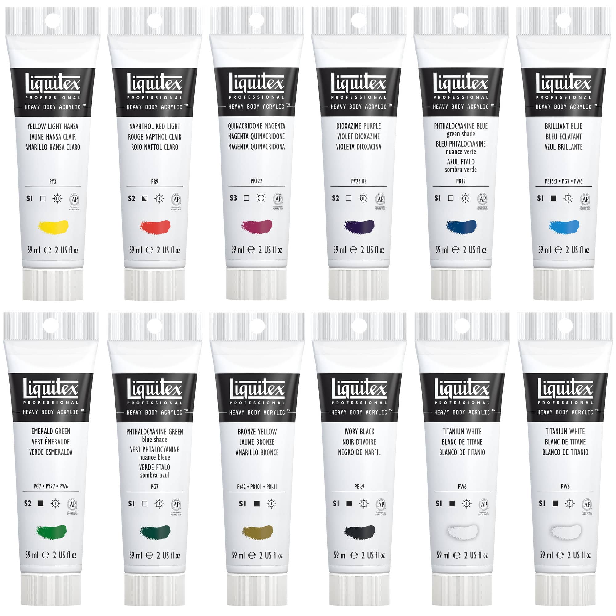 Liquitex® Heavy Body Acrylic Classic 12 Set