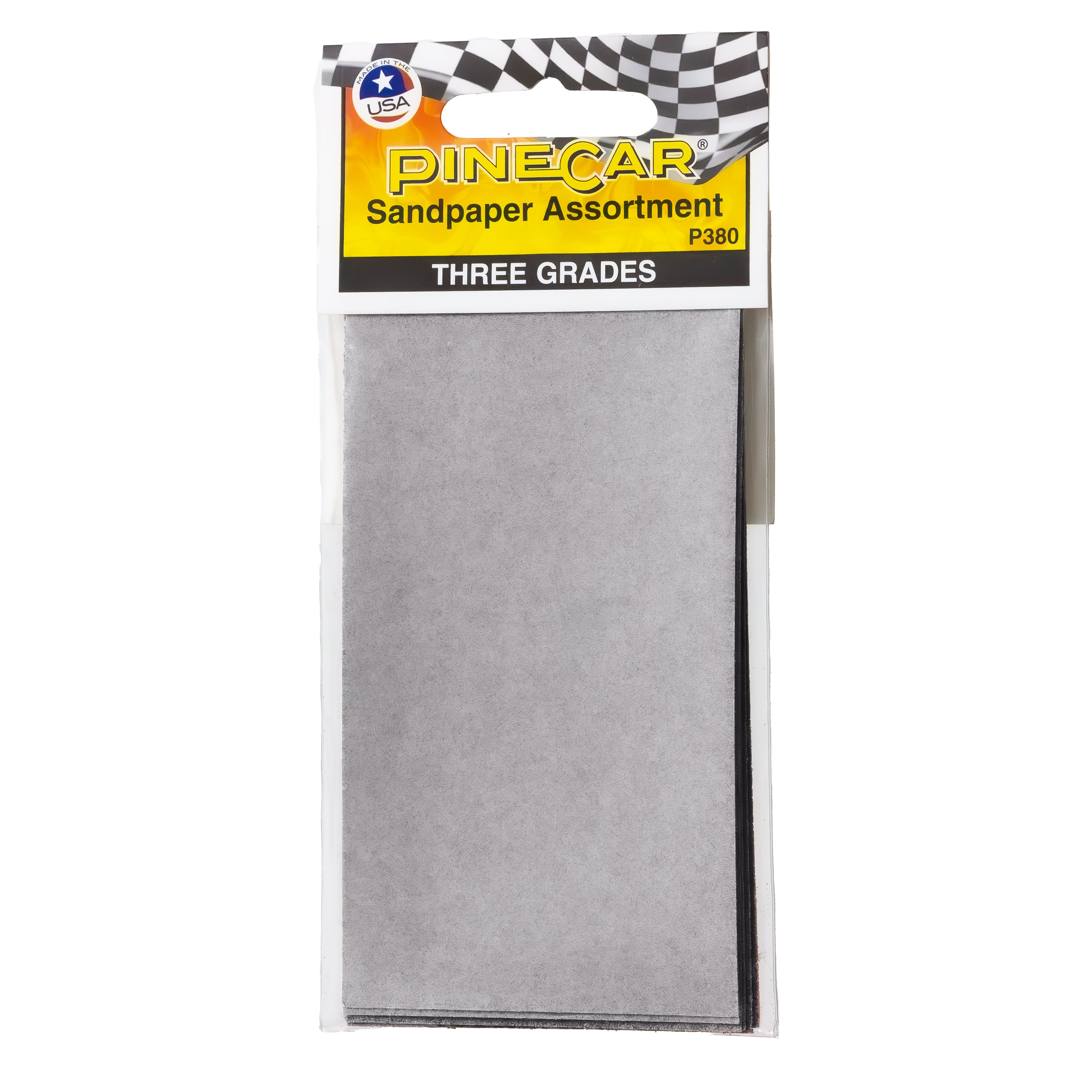 PineCar&#xAE; 3-Grade Sandpaper Assortment