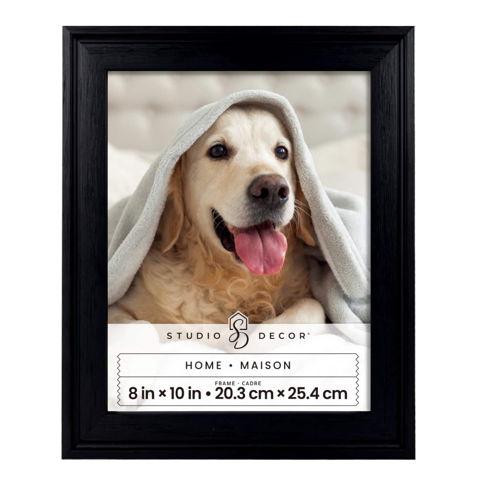 Home 8" x 10" Black Ridge Wood Frame by Studio Décor®
