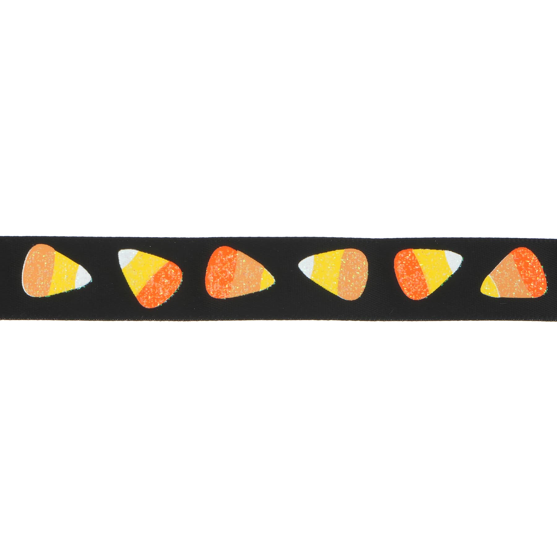 5/8&#x22; x 4yd. CGlitter andy Corn Ribbon by Celebrate It&#xAE; Halloween
