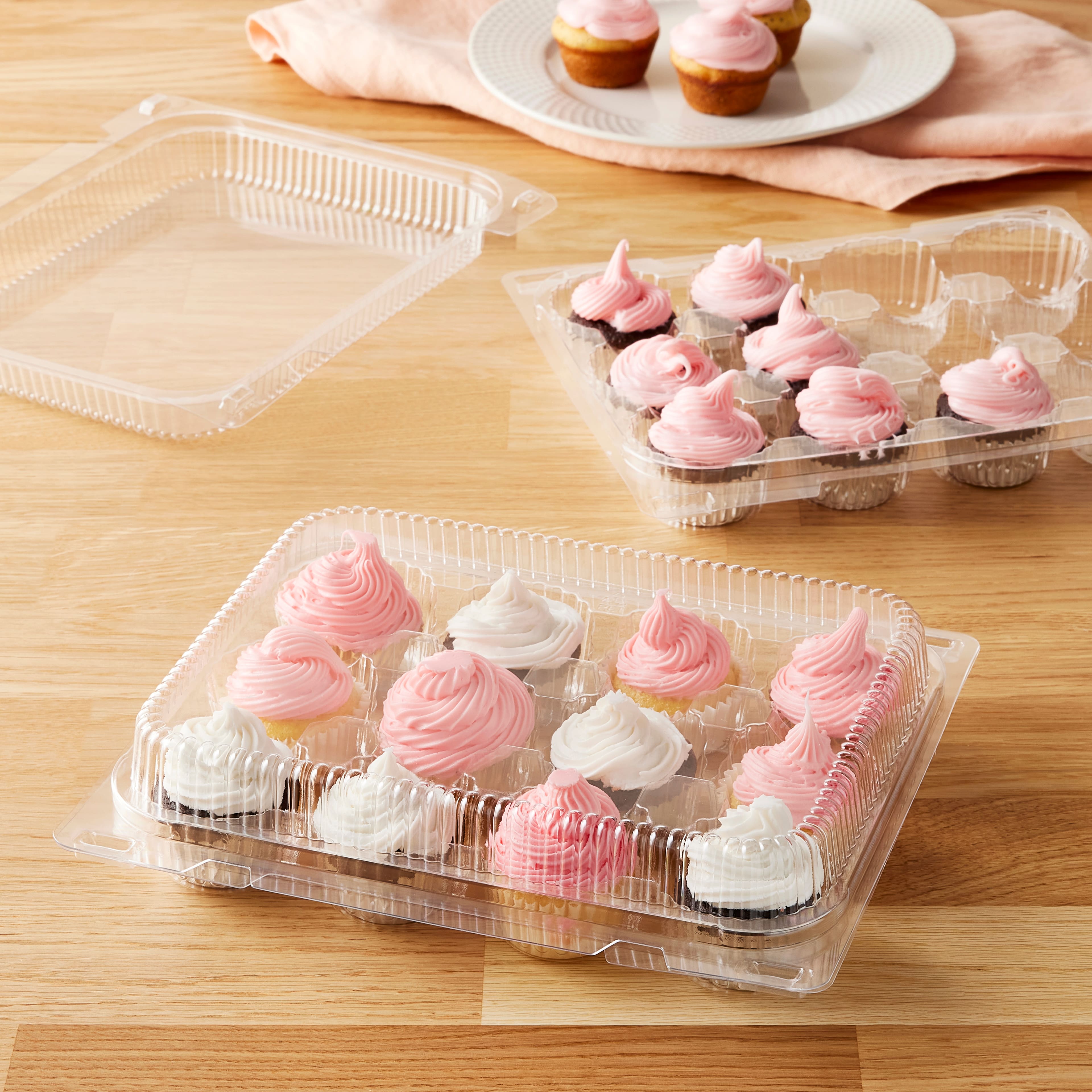 6 Packs: 2 ct. (12 total) 12-Cup Mini Cupcake Clamshells by Celebrate It™
