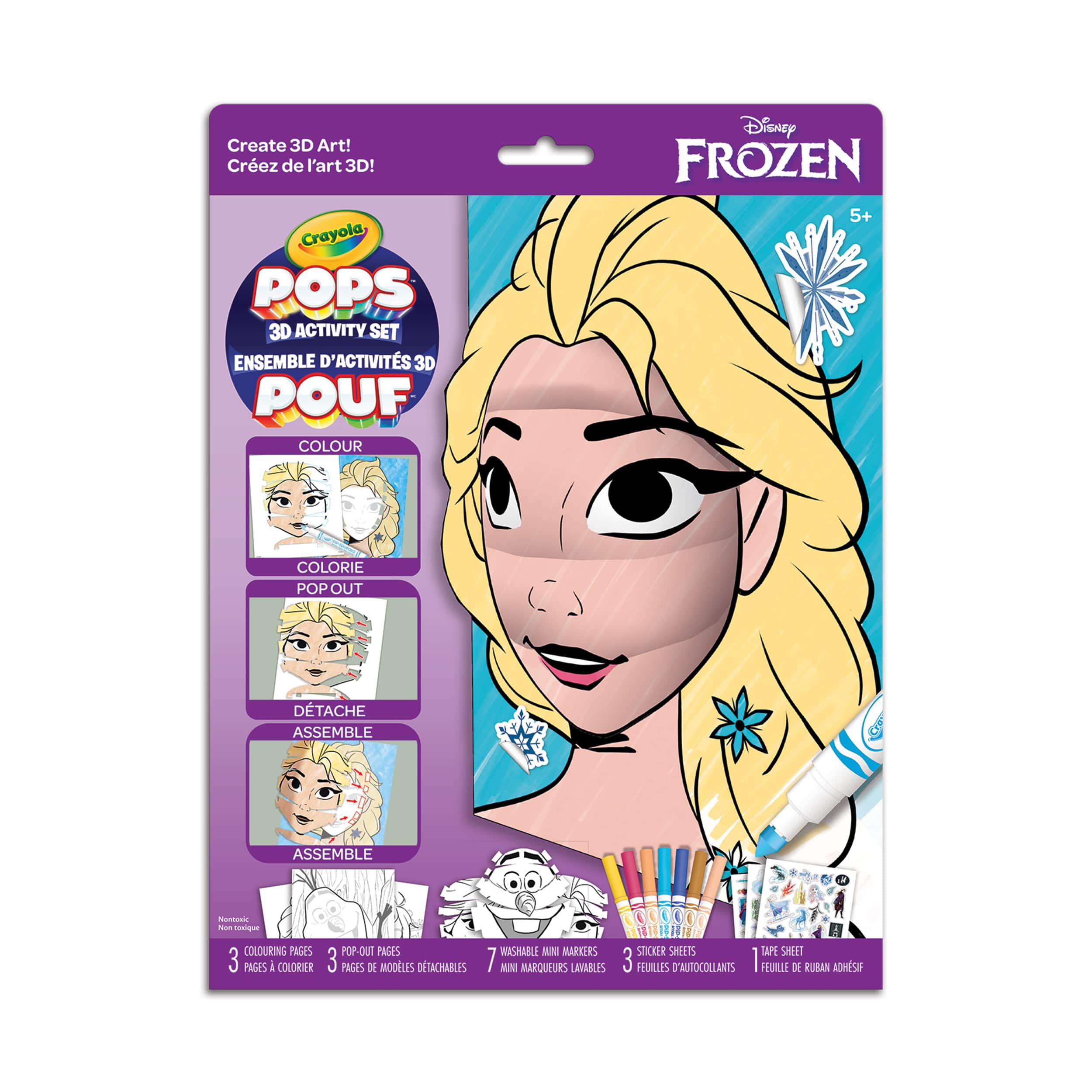 Crayola&#xAE; POPS 3D Disney&#xAE; Frozen Activity Set