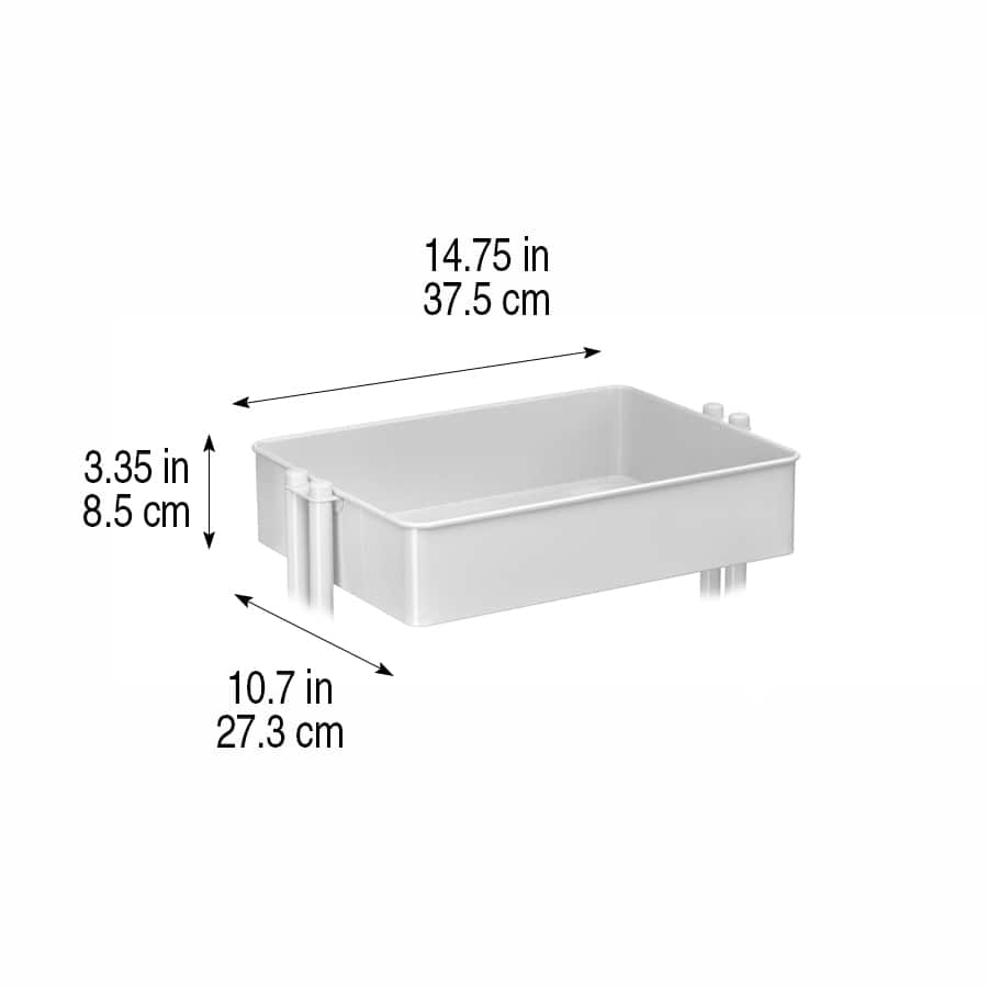 Lexington 3-Tier Rolling Cart by Simply Tidy®